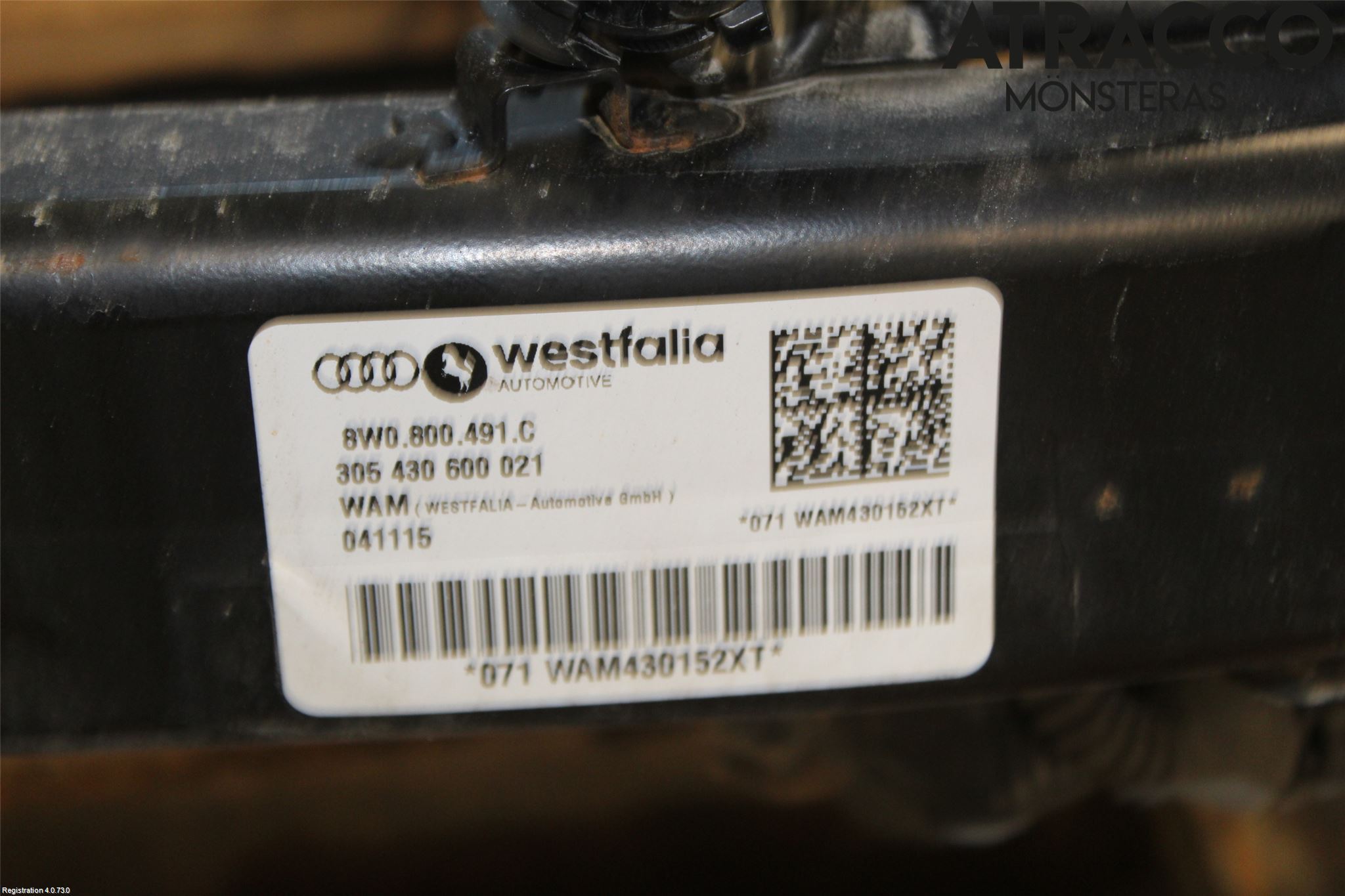 Audi A4/S4 B9 16-19 Dragkrok