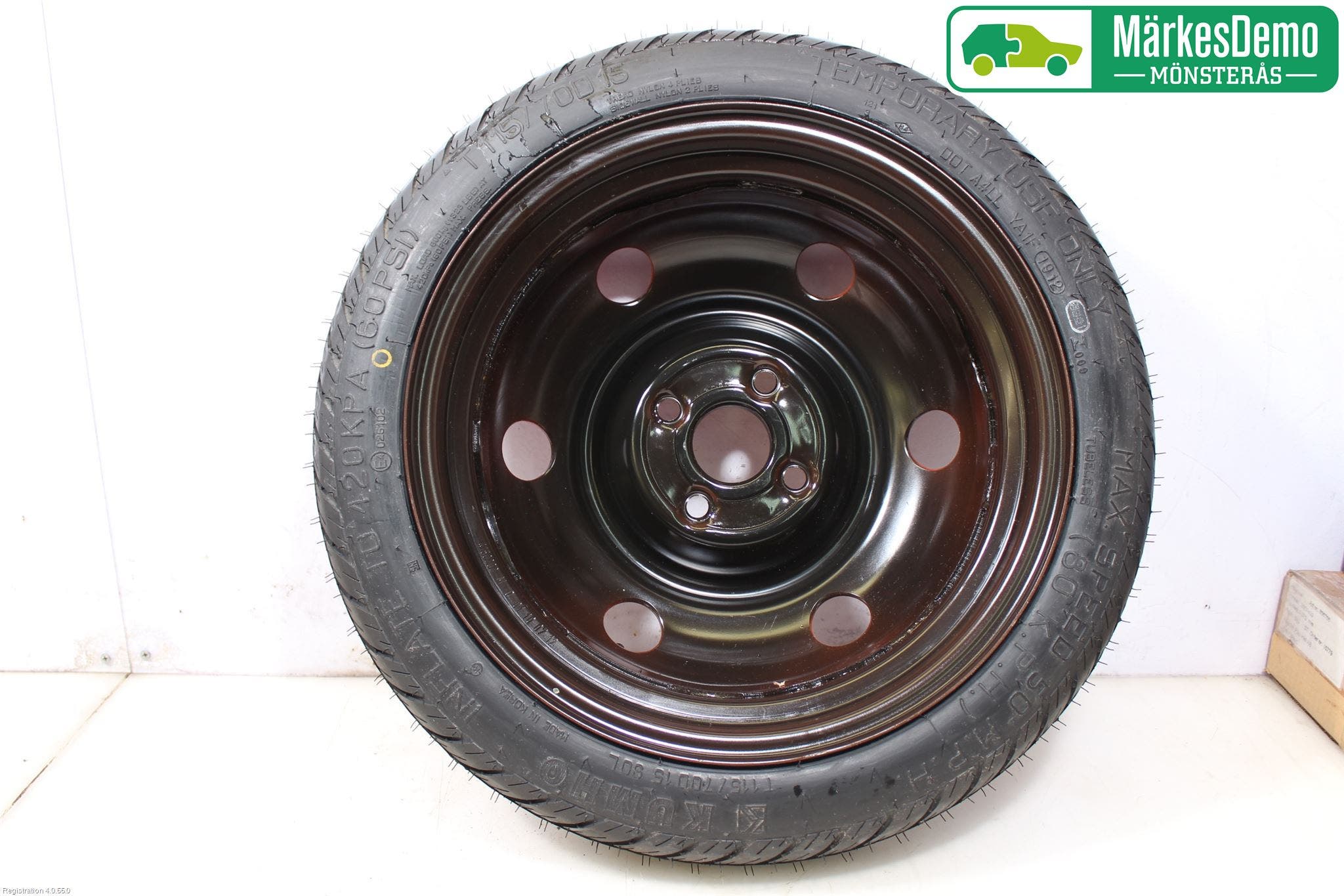 Hyundai i20 PB 09-14 Hjul Reservhjul Minityp