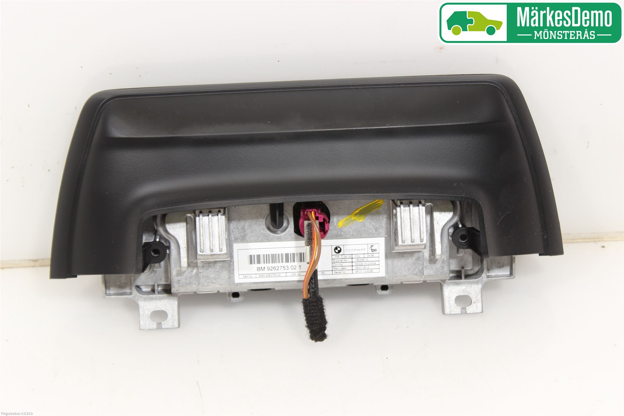 BMW 3 F30/F31/F80 12-19 Bildskärm