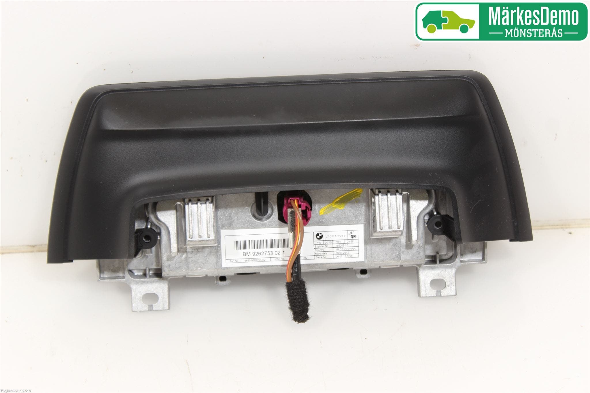 BMW 3 F30/F31/F80 12-19 Bildskärm