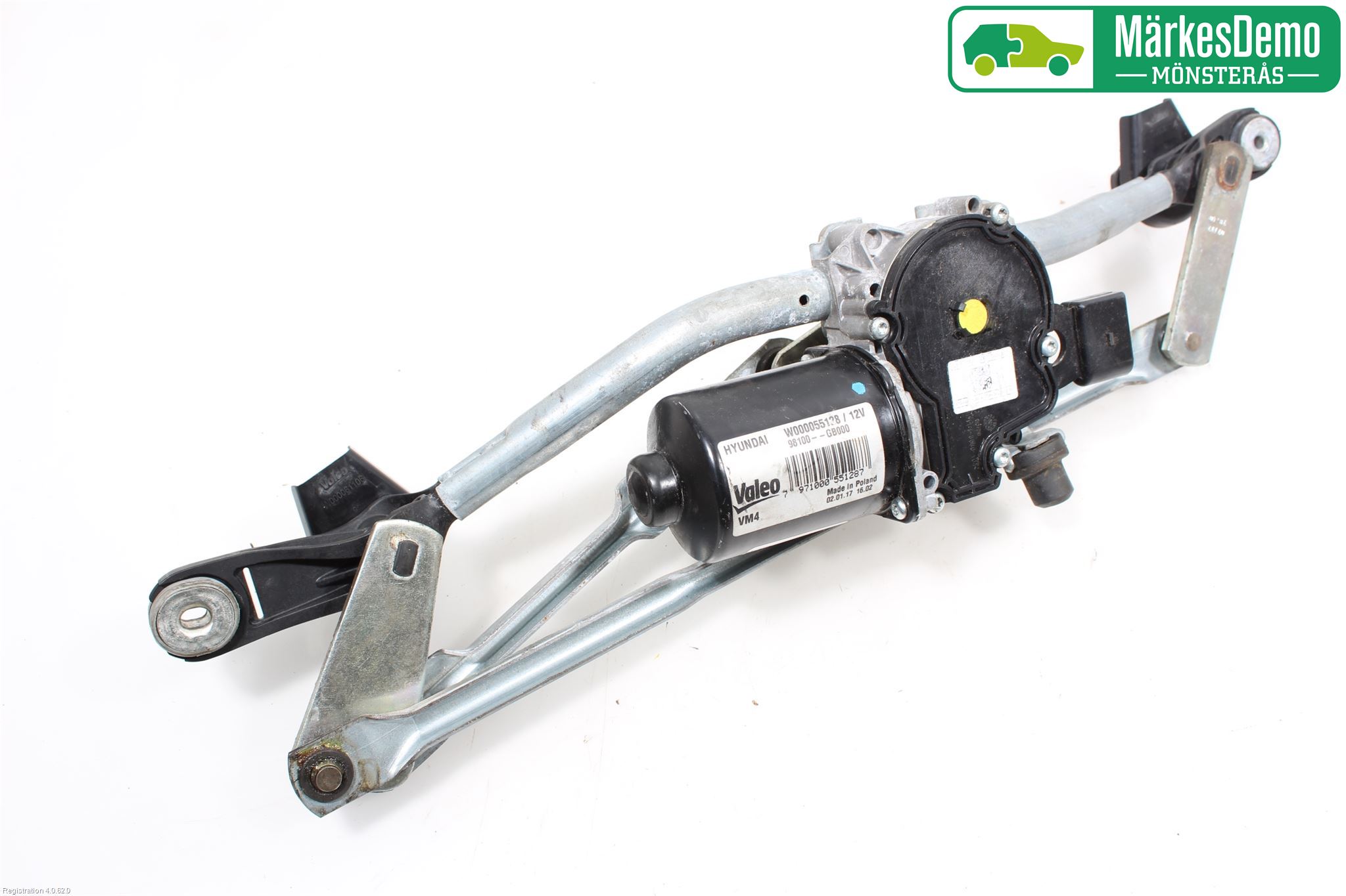 Hyundai i20 GB 15-20 Torkarmotor Vindruta