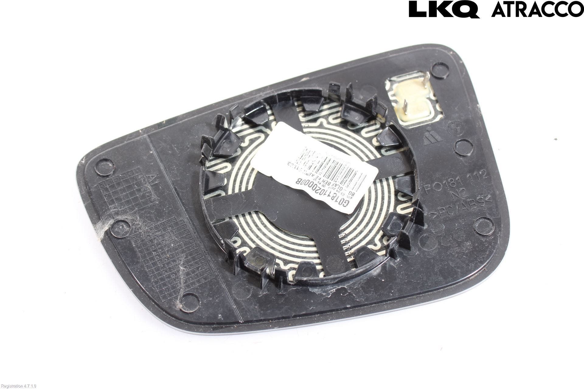 BMW 5 G30/G31/F90 17-23 Spegelglas Hö