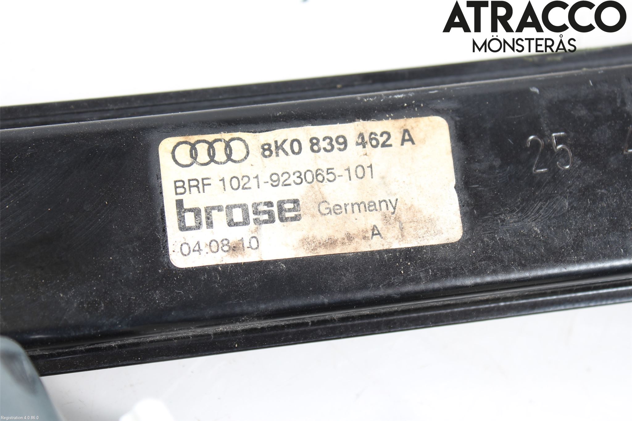 Audi A4/S4 08-11 Fönsterhissmekanism