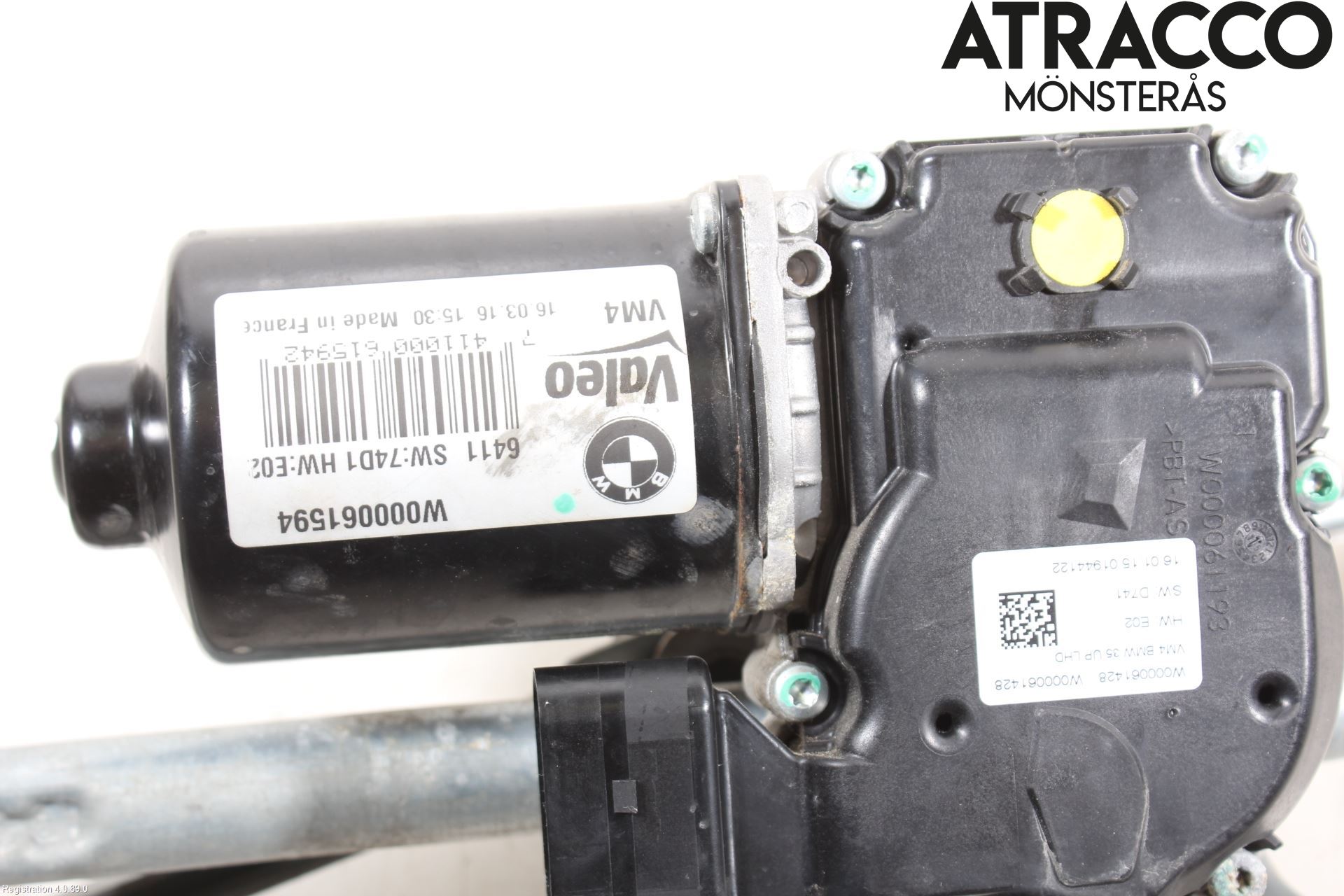 BMW 7 G11/G12 15-22 Torkarmotor Vindruta