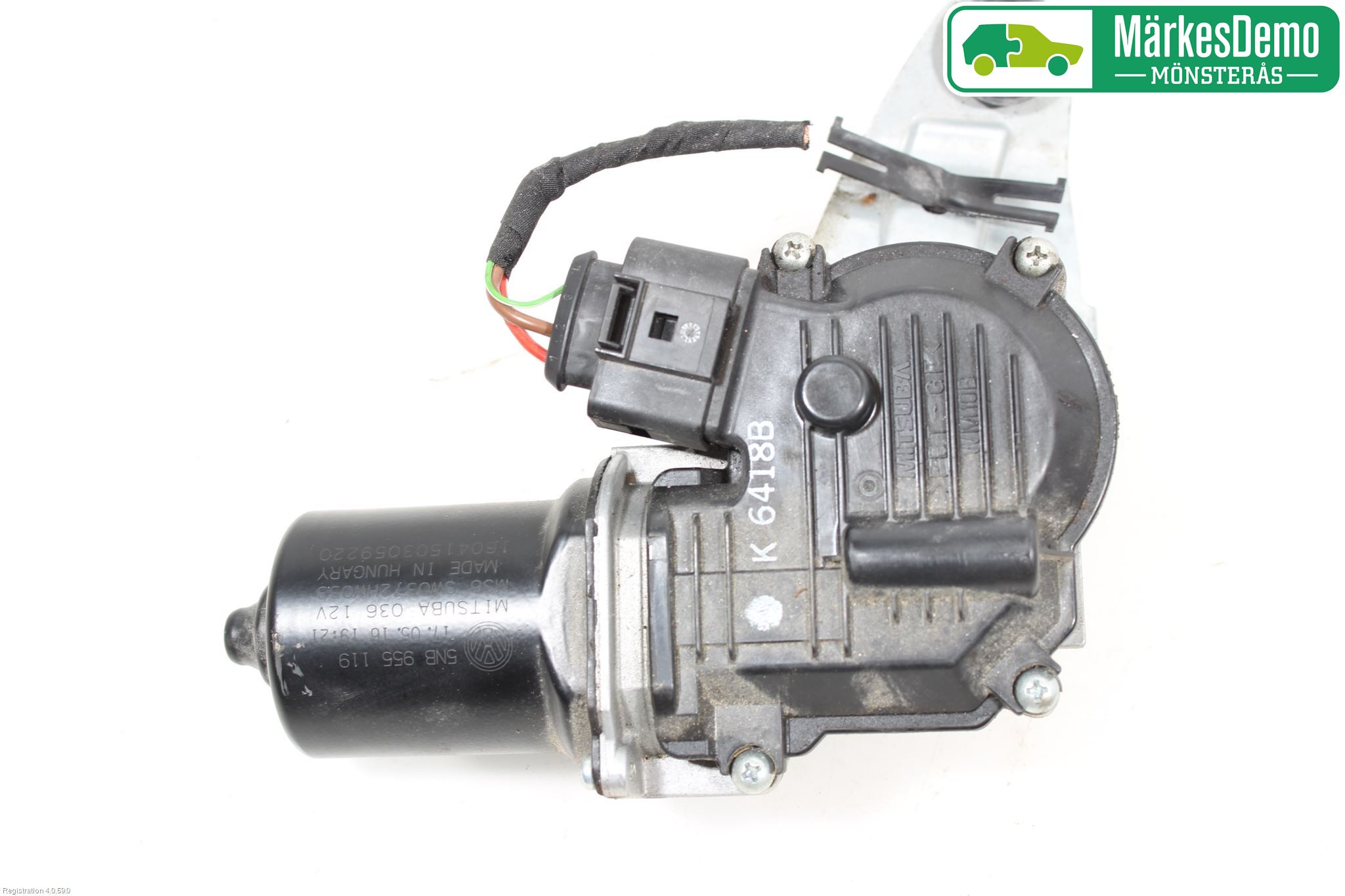Volkswagen VW TIGUAN 16-24 Torkarmotor Vindruta