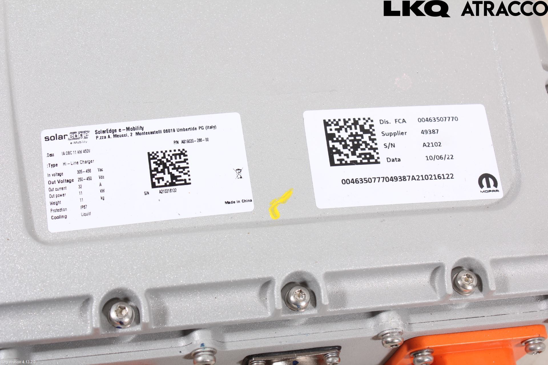 Fiat DUCATO 15-23 Batteriladdare Högspänning