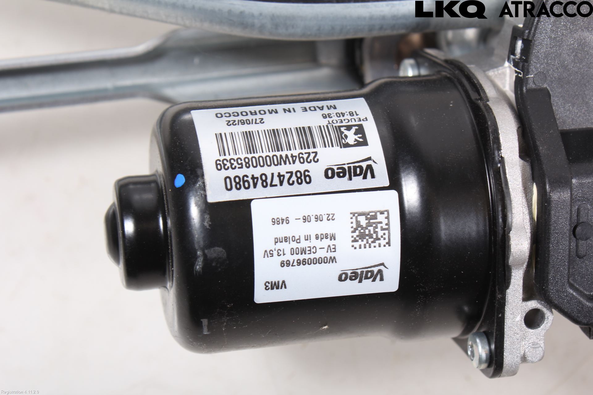 Citroen C4/E-C4 C4X/E-C4X III 21- Torkarmotor Vindruta
