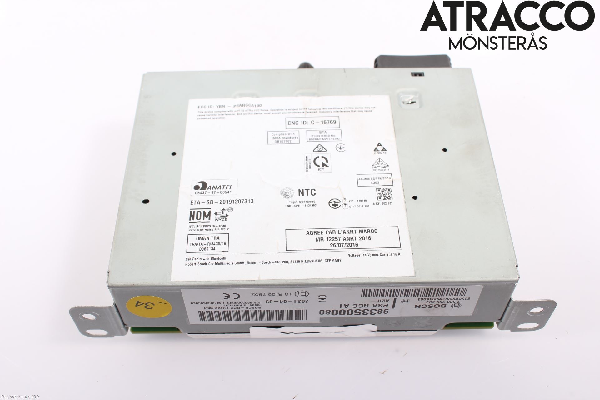 Citroen COTROEN C3 17-24 Radio