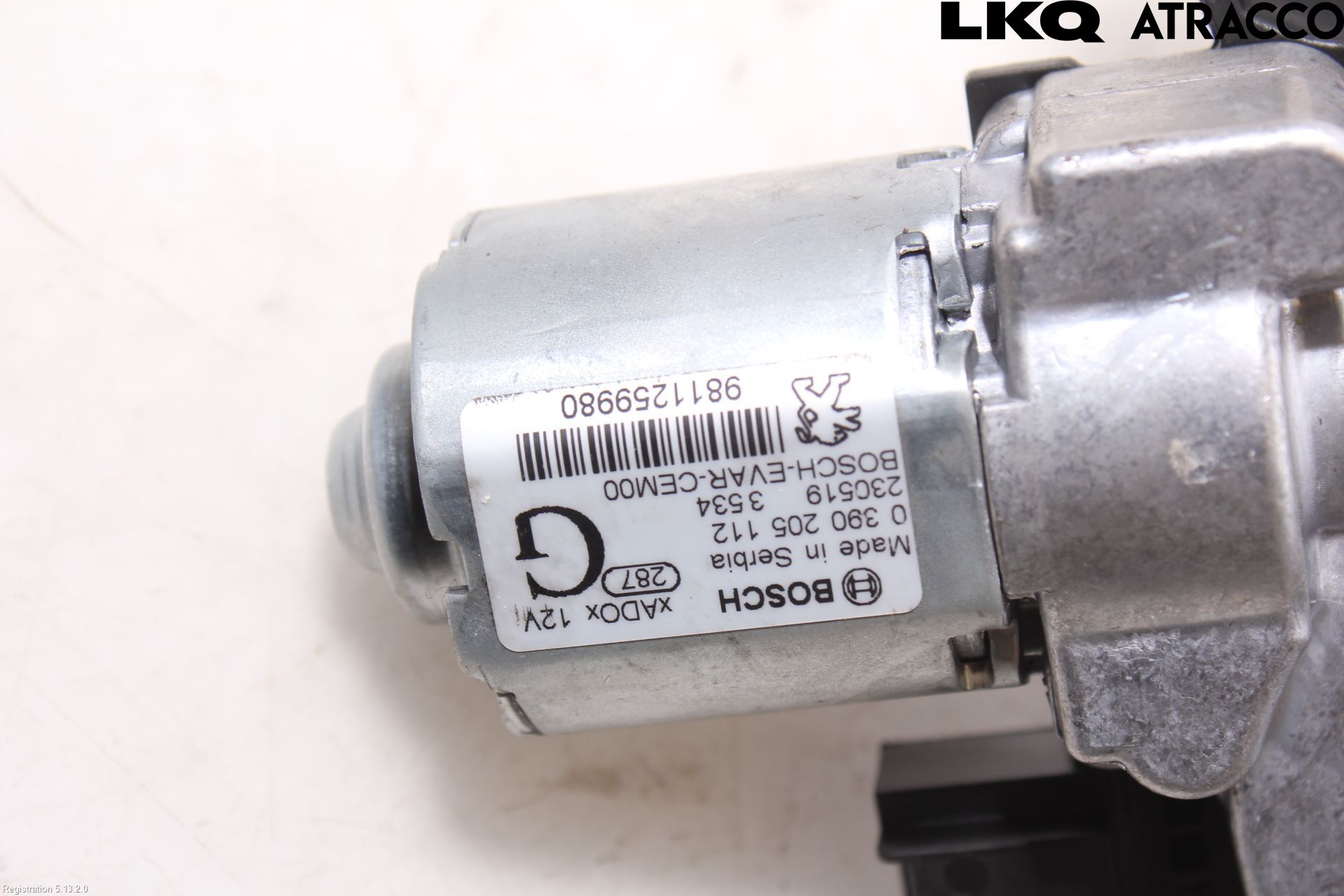 Peugeot 3008 17-24 Torkarmotor Baklucka