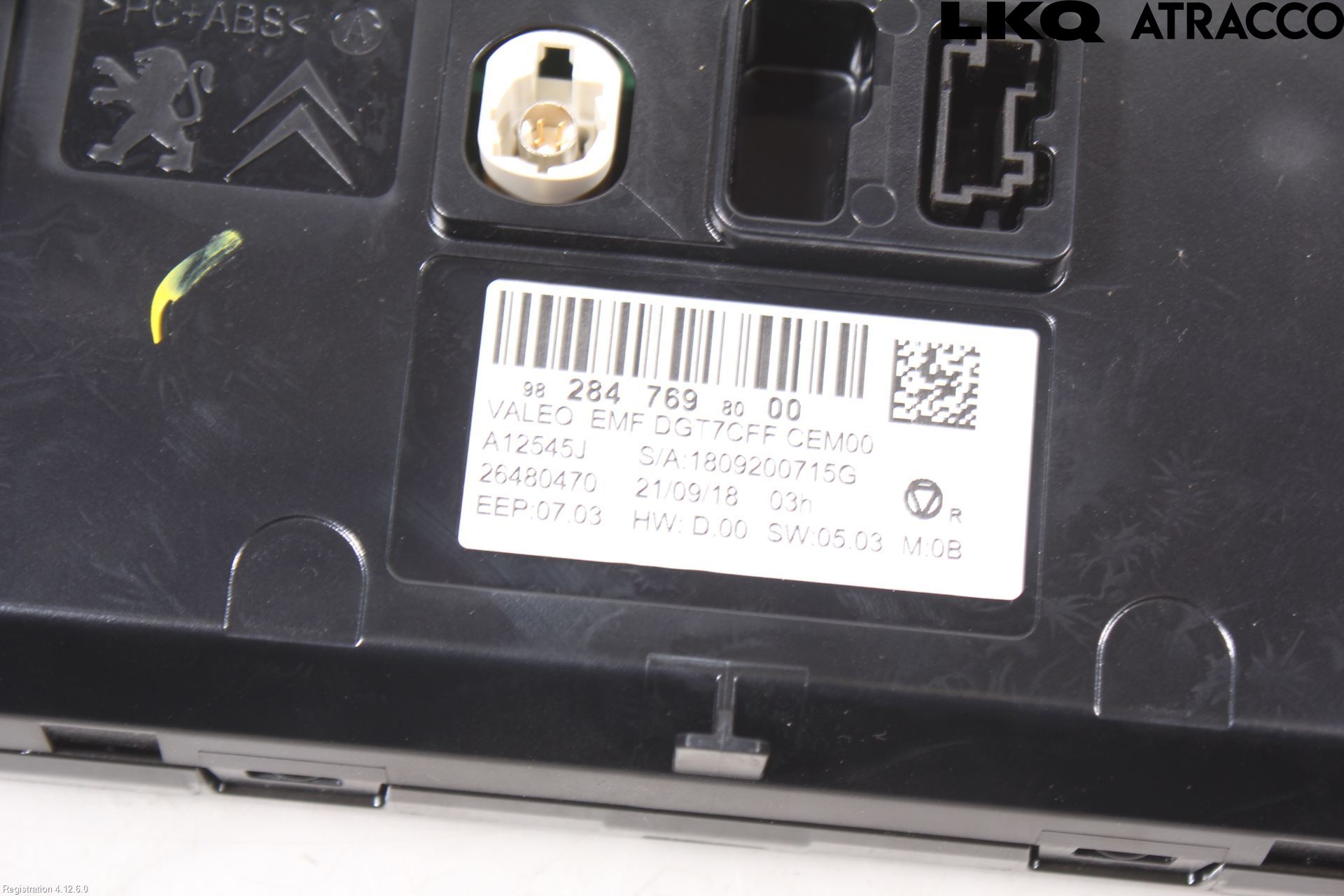 Peugeot 308 14-21 Multifunktionsdisplay