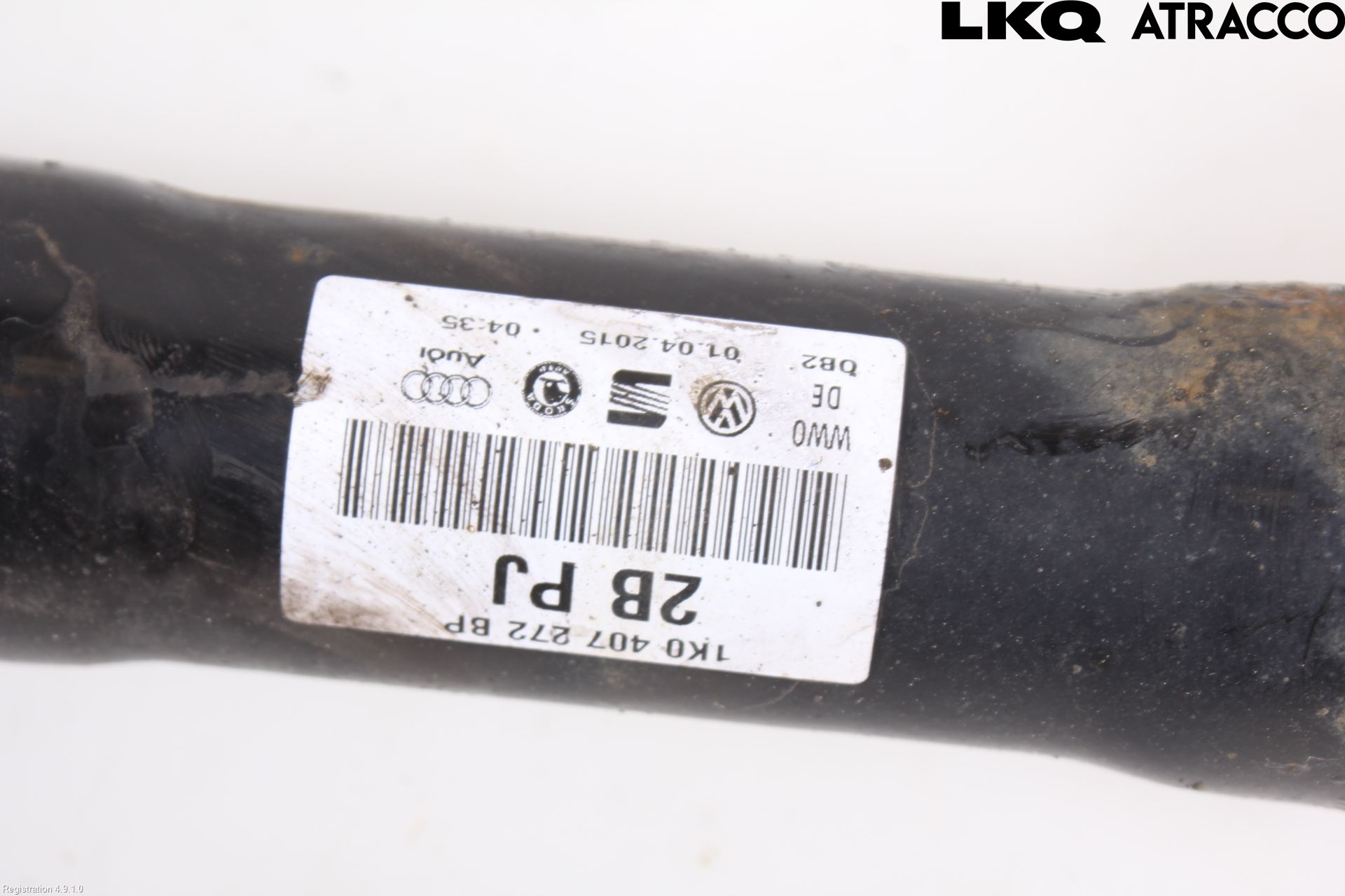 Volkswagen VW CADDY 11-15 Drivaxel Fram Höger