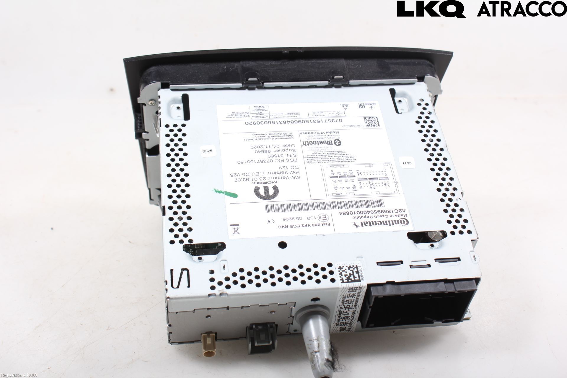 Fiat DOBLO CARGO Cd Radio - Multimediapanel