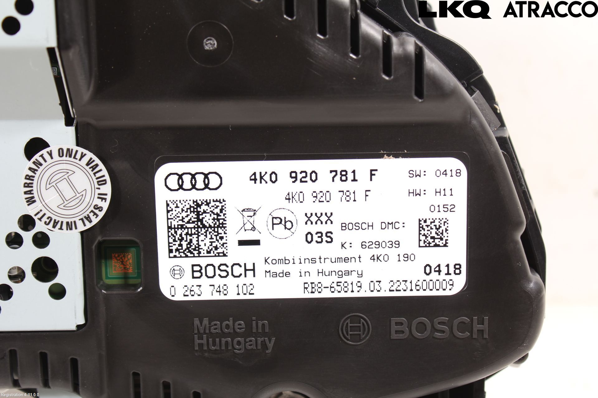 Audi A6 F2/C8 19- Instrument Komb