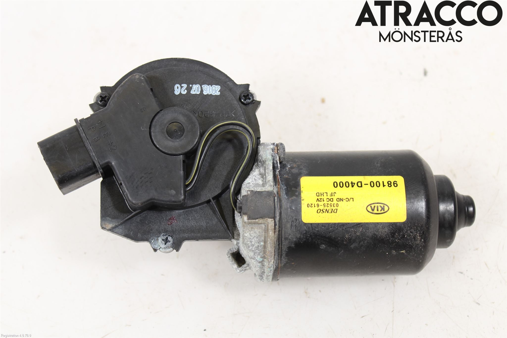 Kia OPTIMA 16-20 Torkarmotor Vindruta
