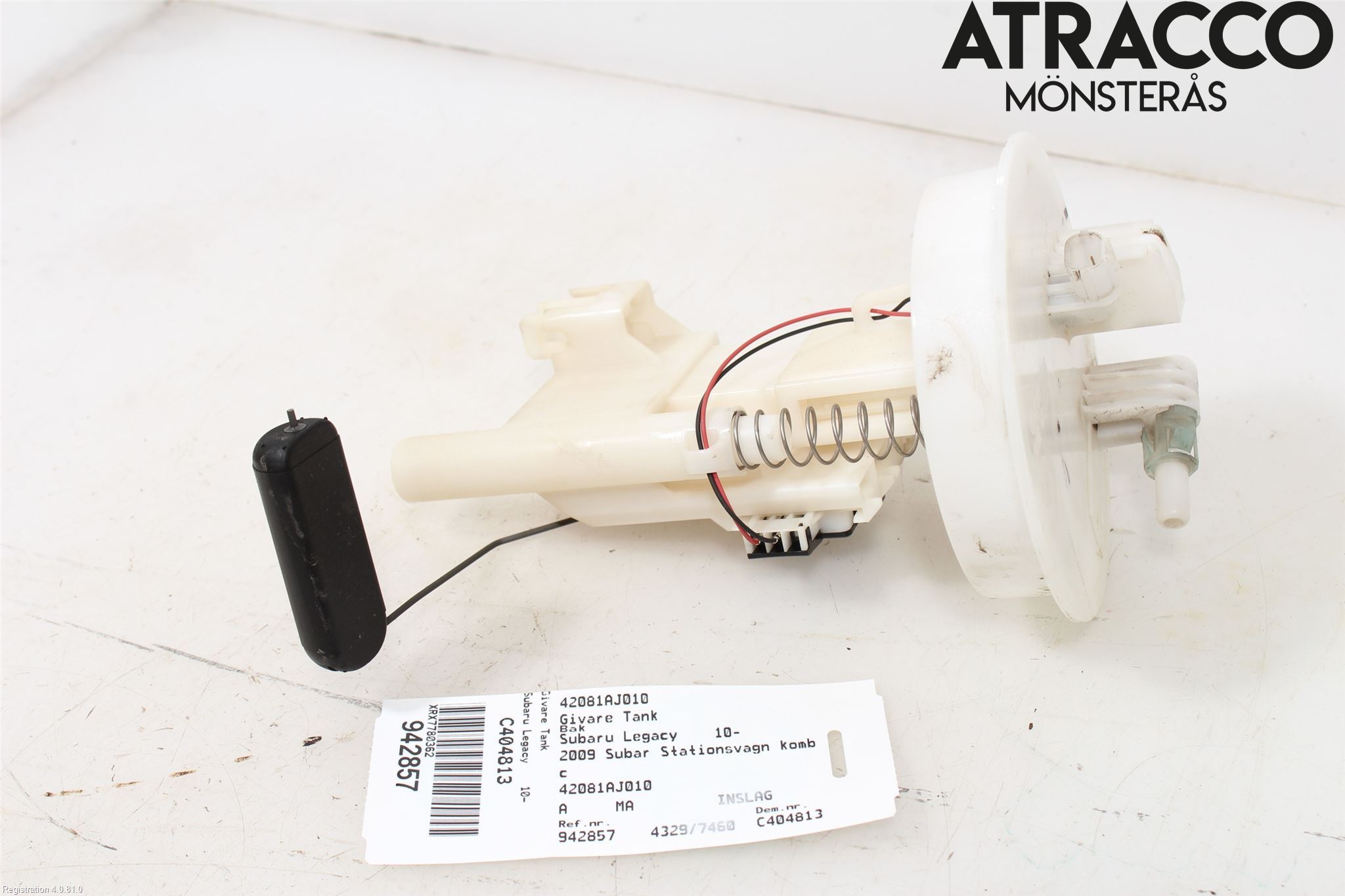 Subaru LEGACY 10-14 Givare Tank