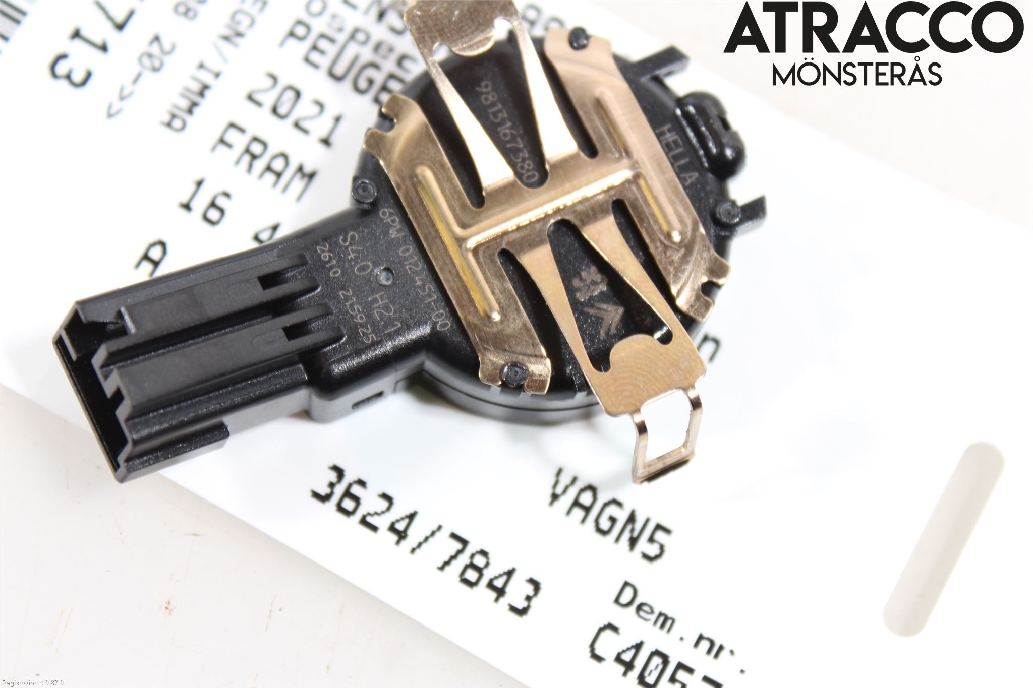 Peugeot 208/E-208 20- Regnsensor