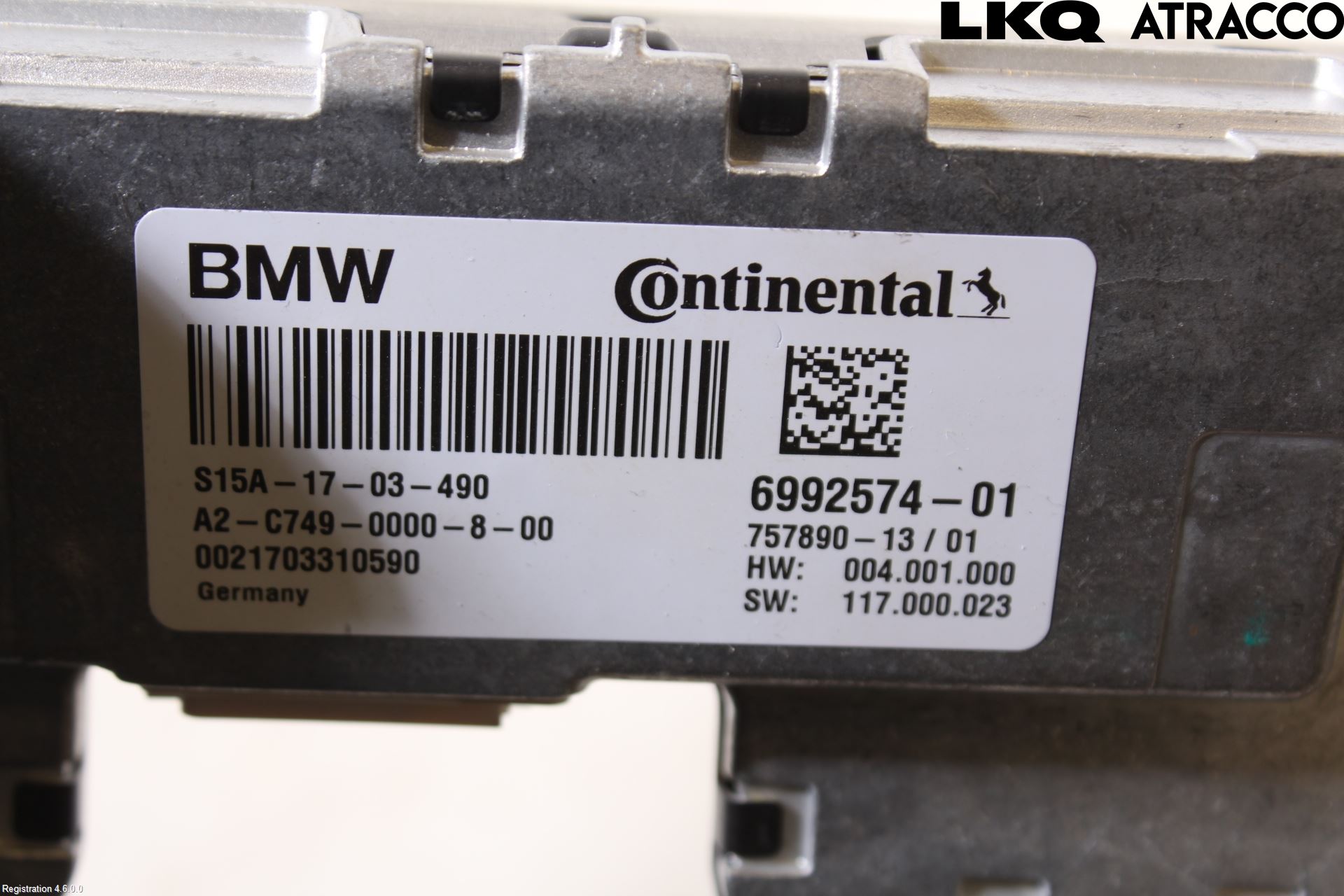 BMW 5 G30/G31/F90 17-23 Sensor Aktivt Kollisionsskydd