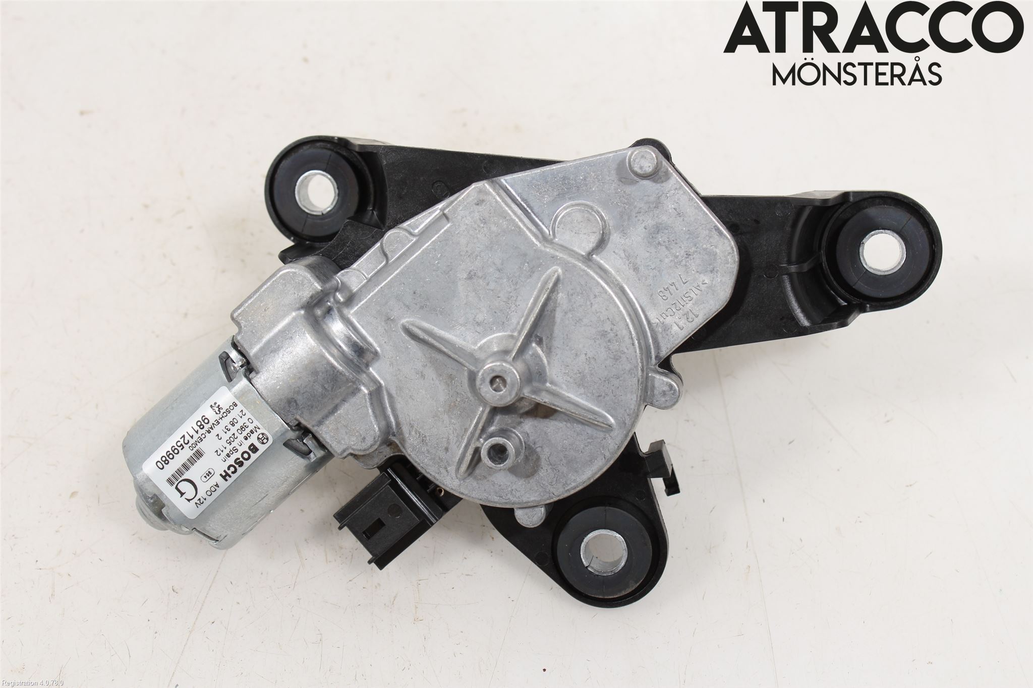 Citroen COTROEN C3 17-24 Torkarmotor Baklucka