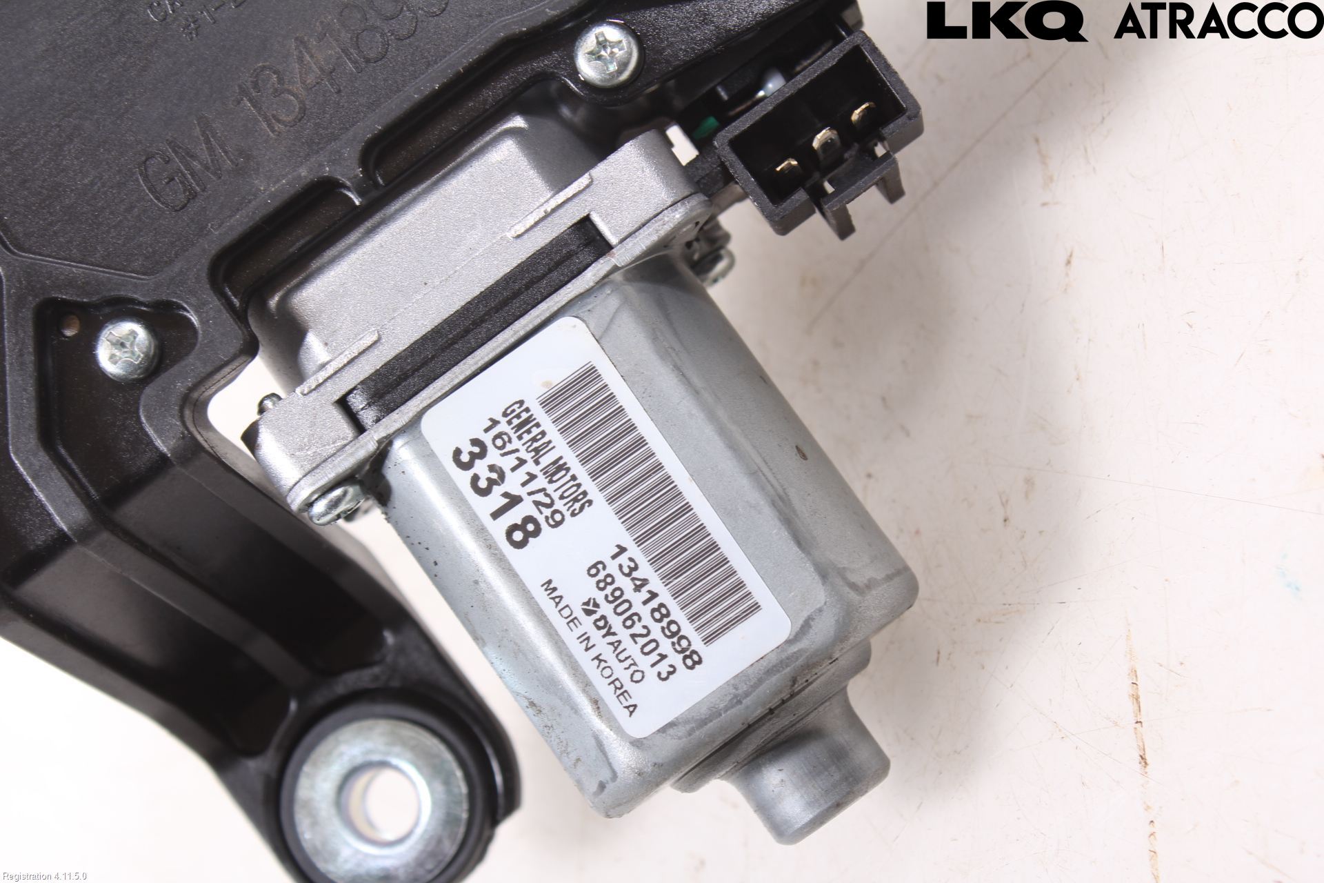 Opel ASTRA K 16-22 Torkarmotor Baklucka