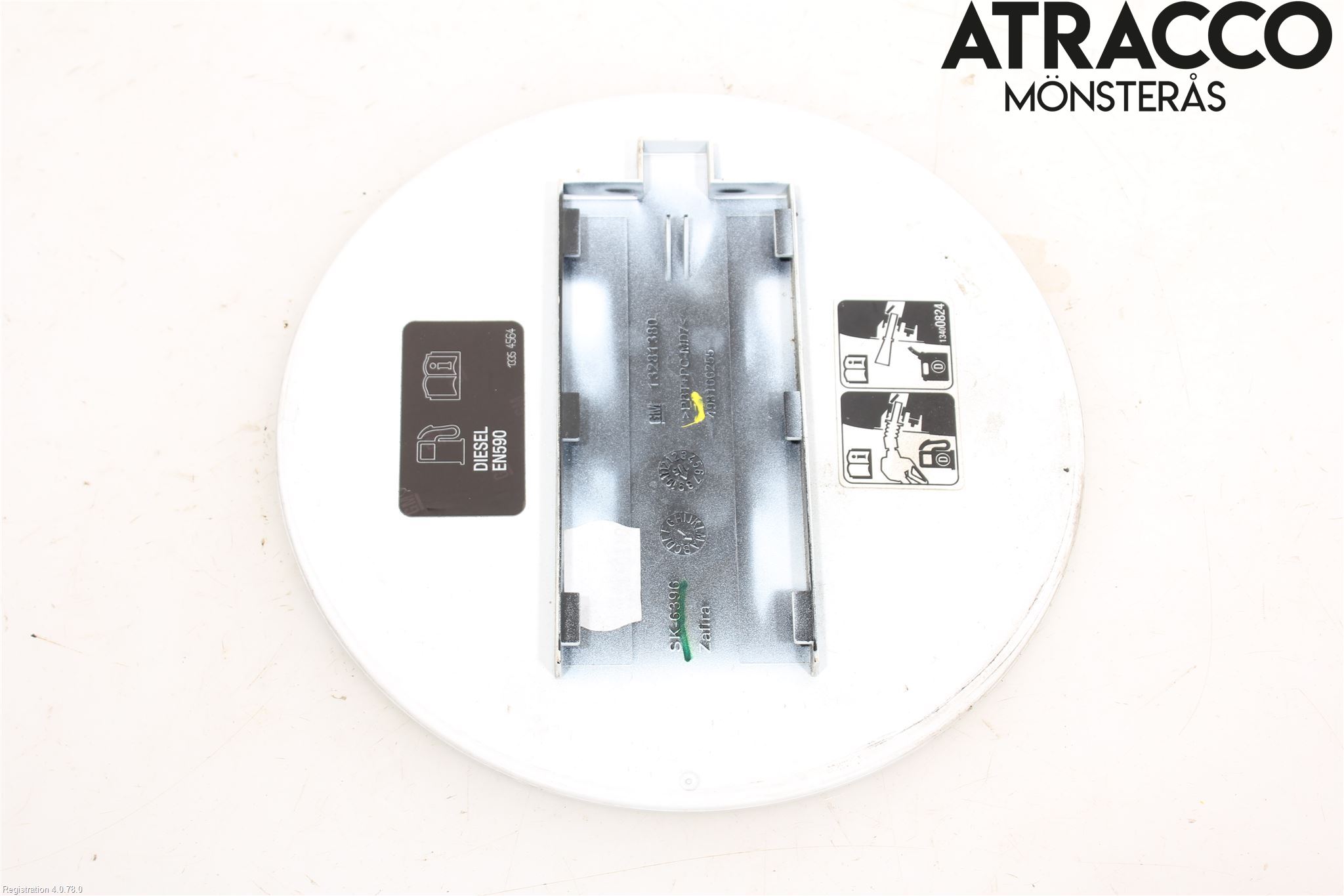 Opel ZAFIRA C 12-19 Tanklucka