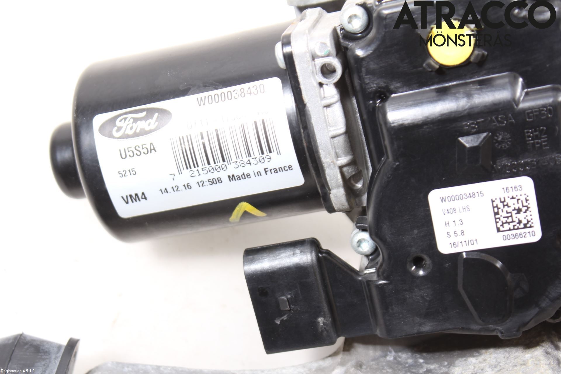 Ford TRANSIT/TOURNEO CONNECT 13-22 Torkarmotor Vindruta