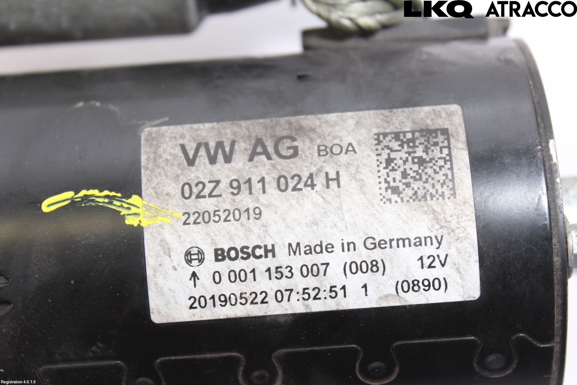 Volkswagen VW TRANSP/CARAVELLE (T6) 16-22 Startmotor Diesel
