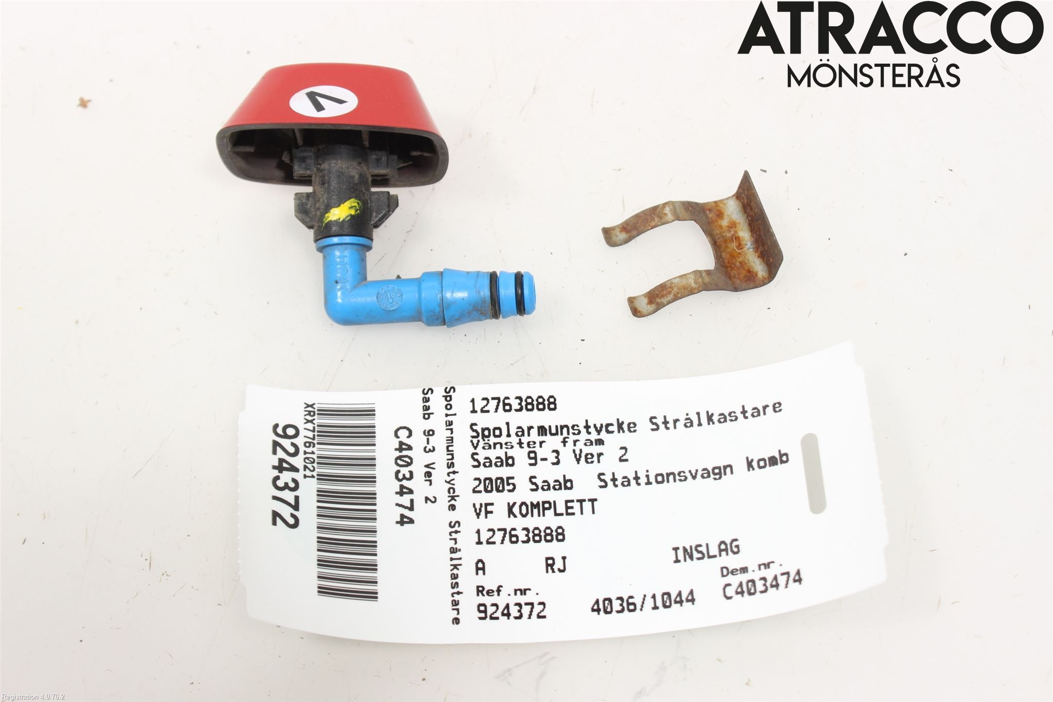 Saab 9-3 VER 2 Spolarmunstycke Strålkastare