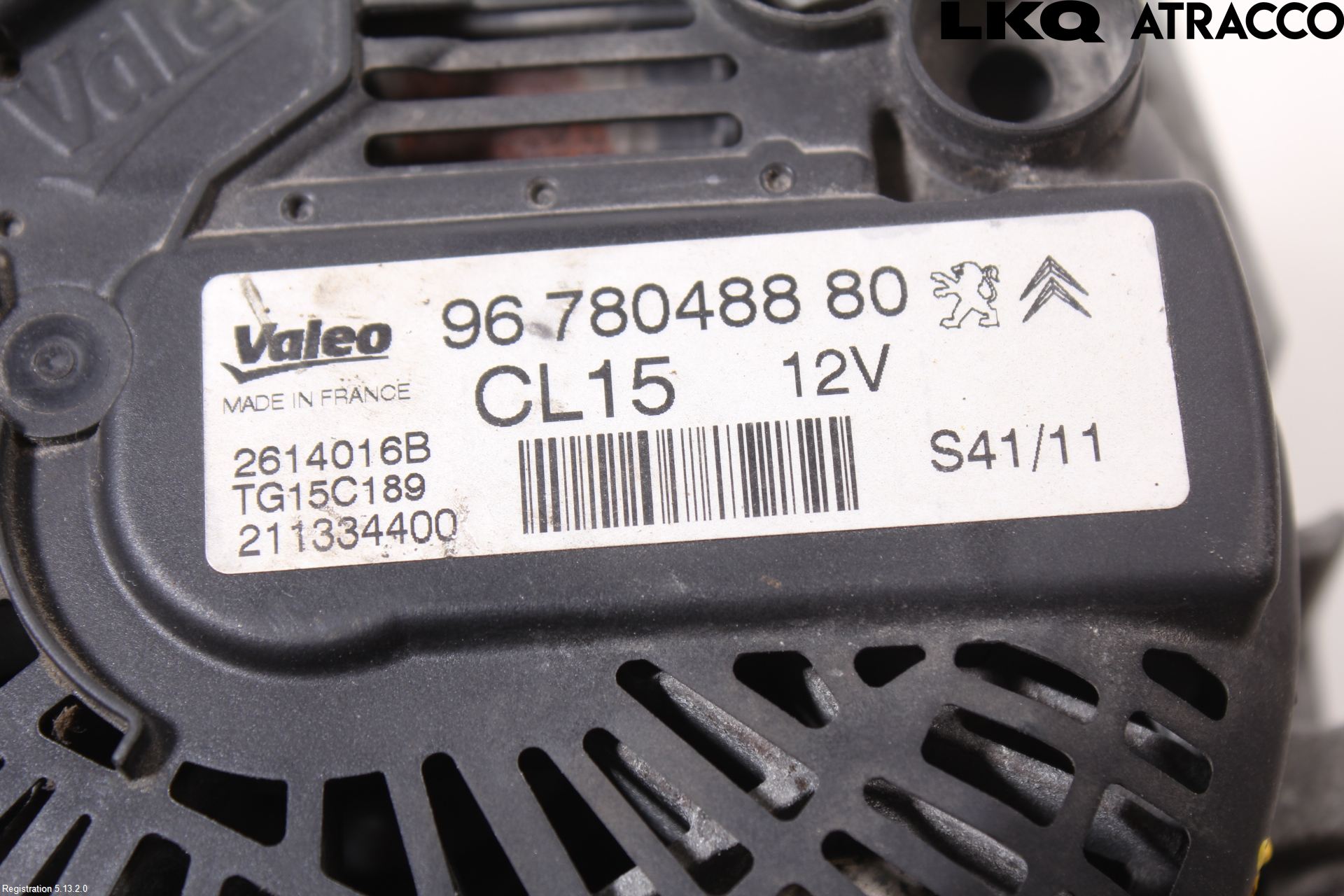 Citroen C5 08-17 Generator