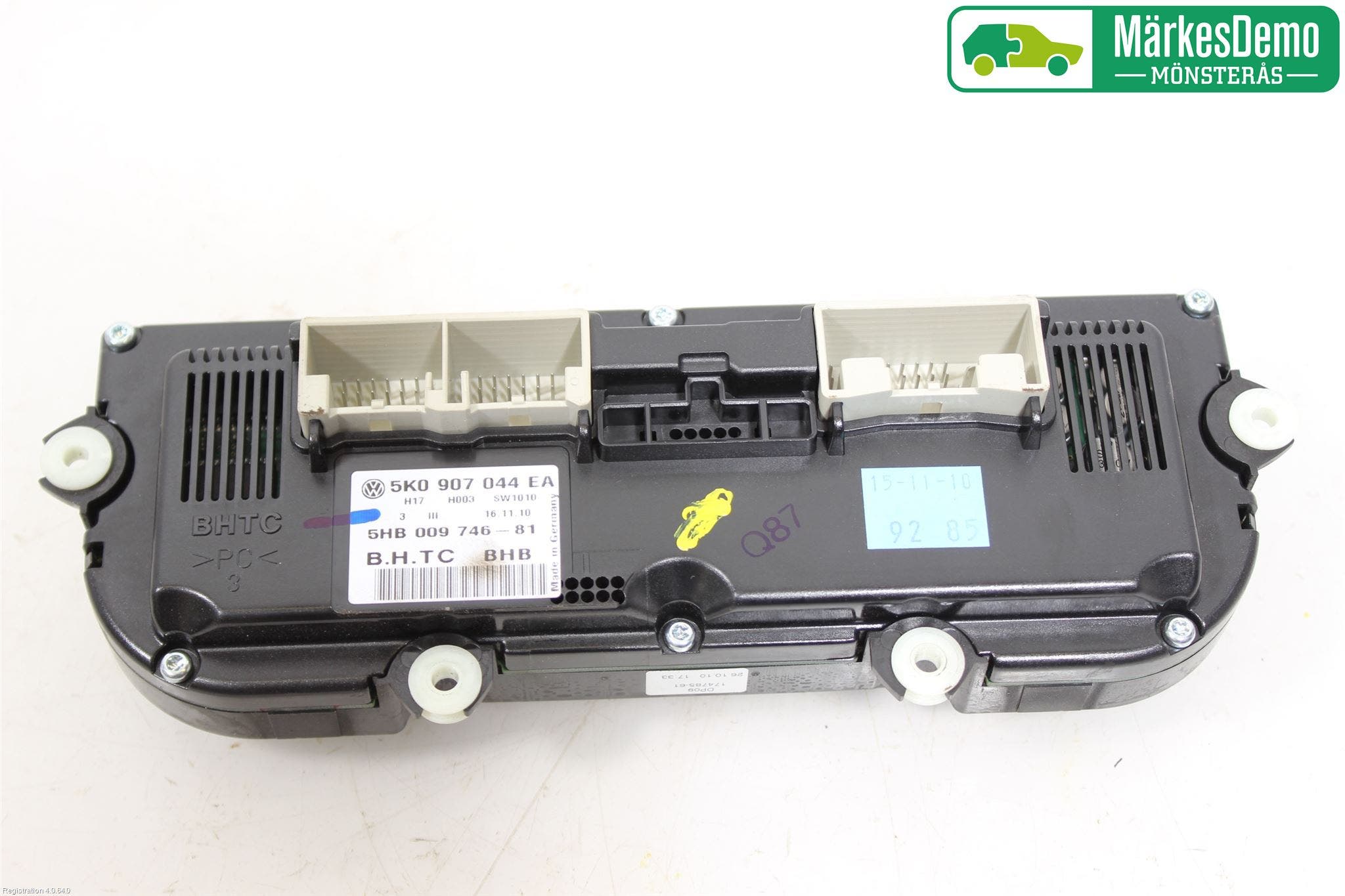 Volkswagen VW SCIROCCO 09-17 Ac Styrenhet Ac Manöveren