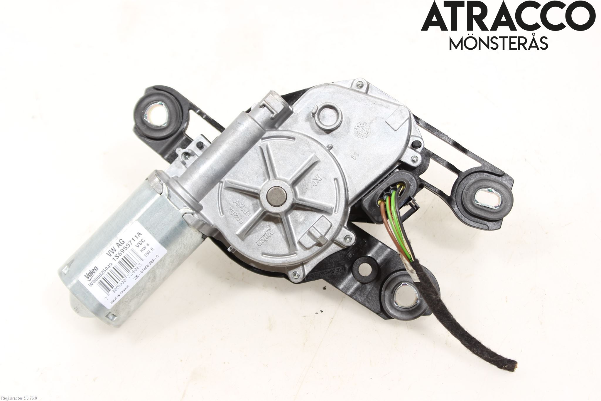 Volkswagen VW UP! / E-UP! Torkarmotor Baklucka