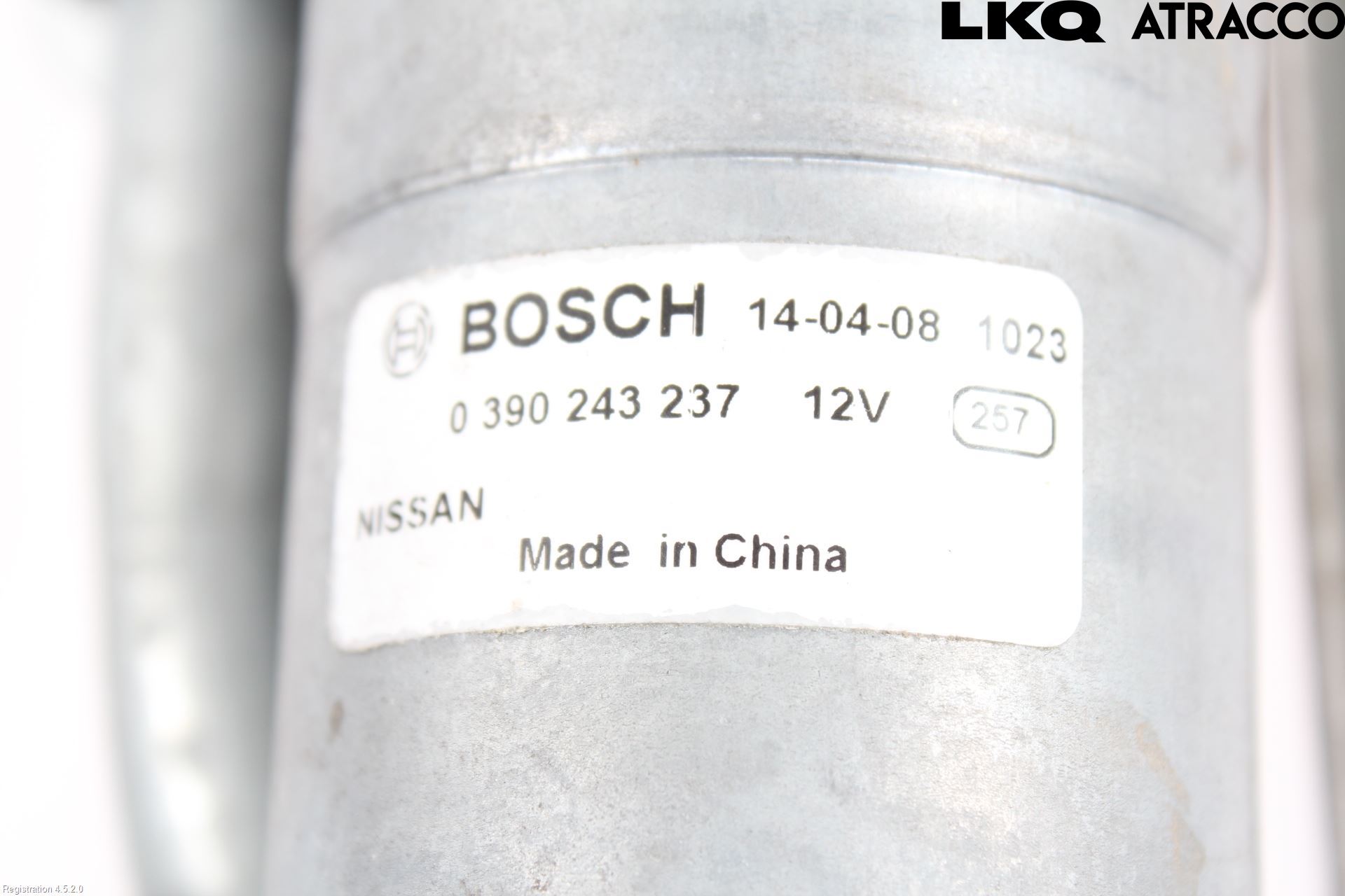 Nissan PULSAR Torkarmekanism Vindruta