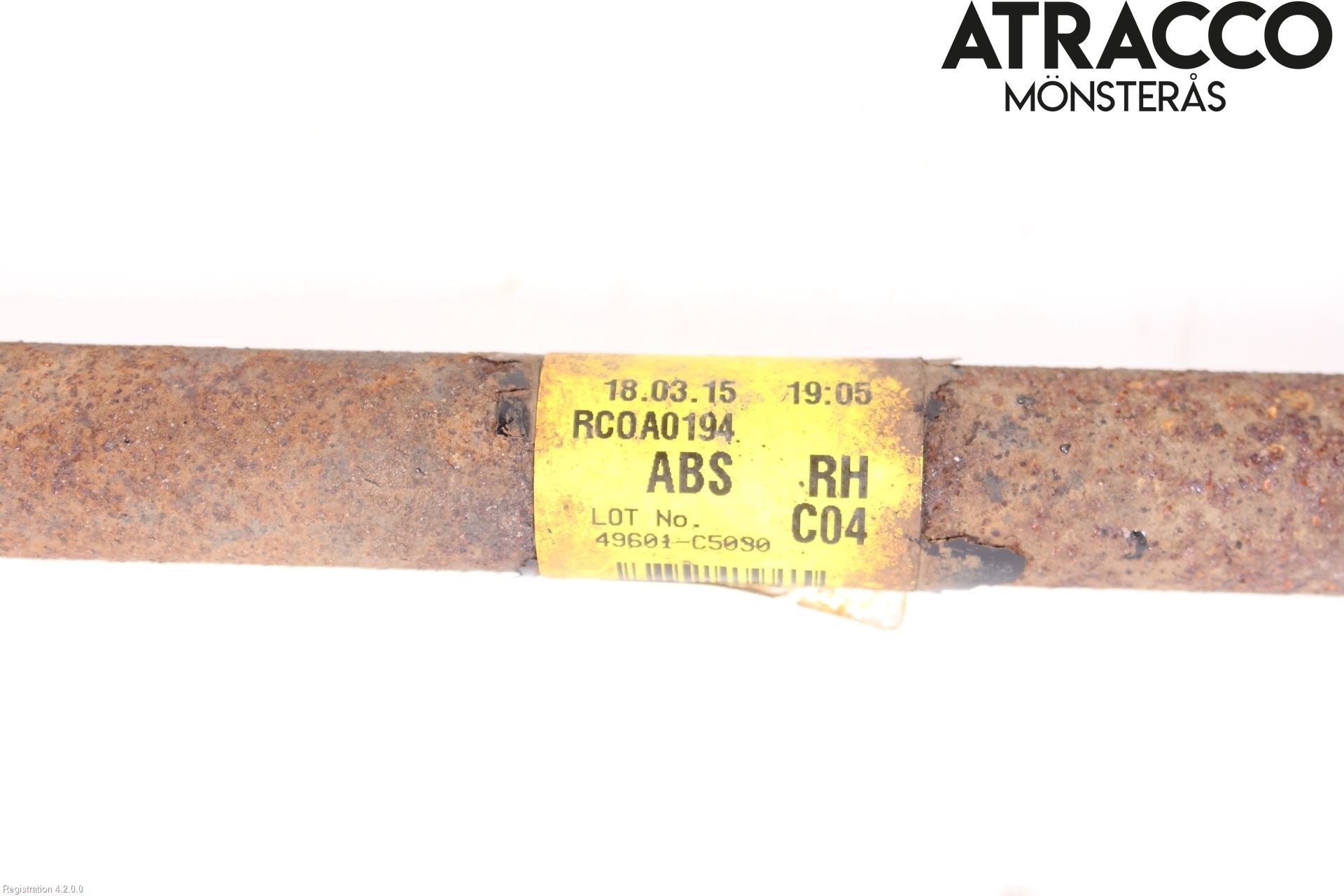 Kia SORENTO 15-20 Drivaxel Bak Höger