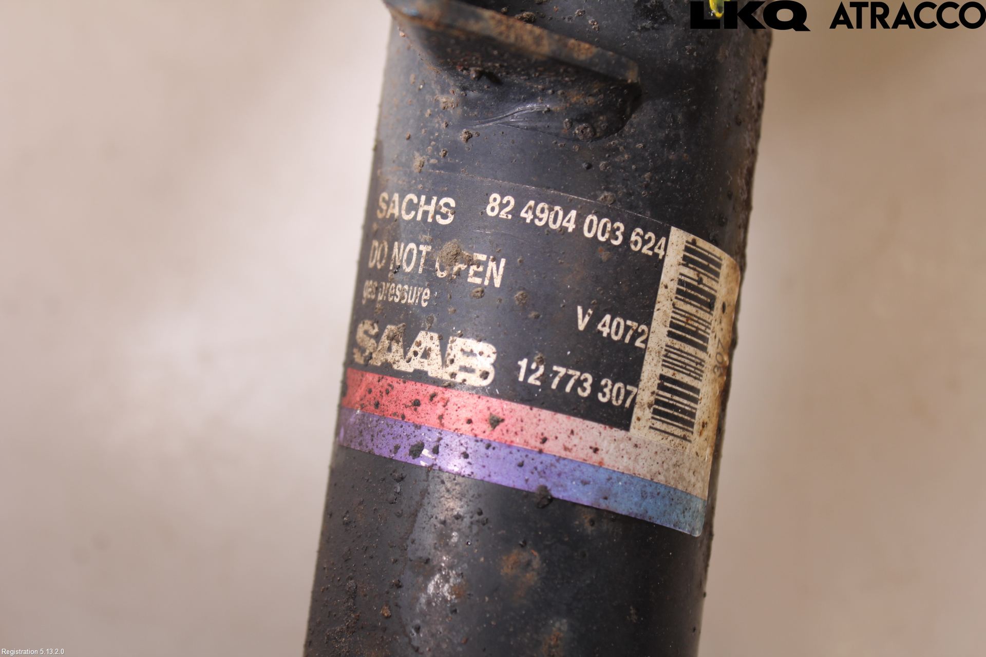 Saab 9-3 VER2/VER3 08-15 Fjäderben Fram Vänster