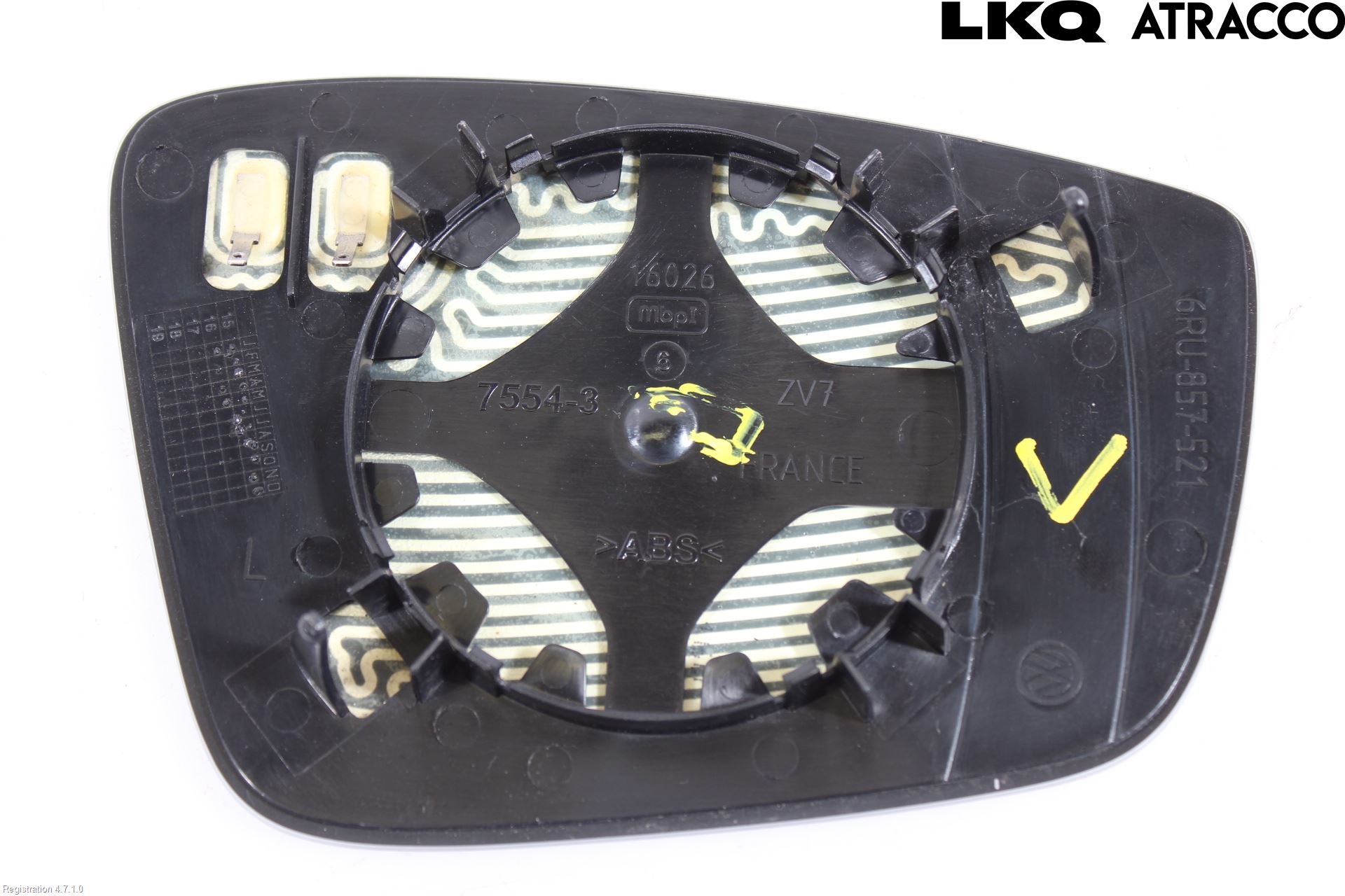 Volkswagen VW UP! / E-UP! Spegelglas Vä