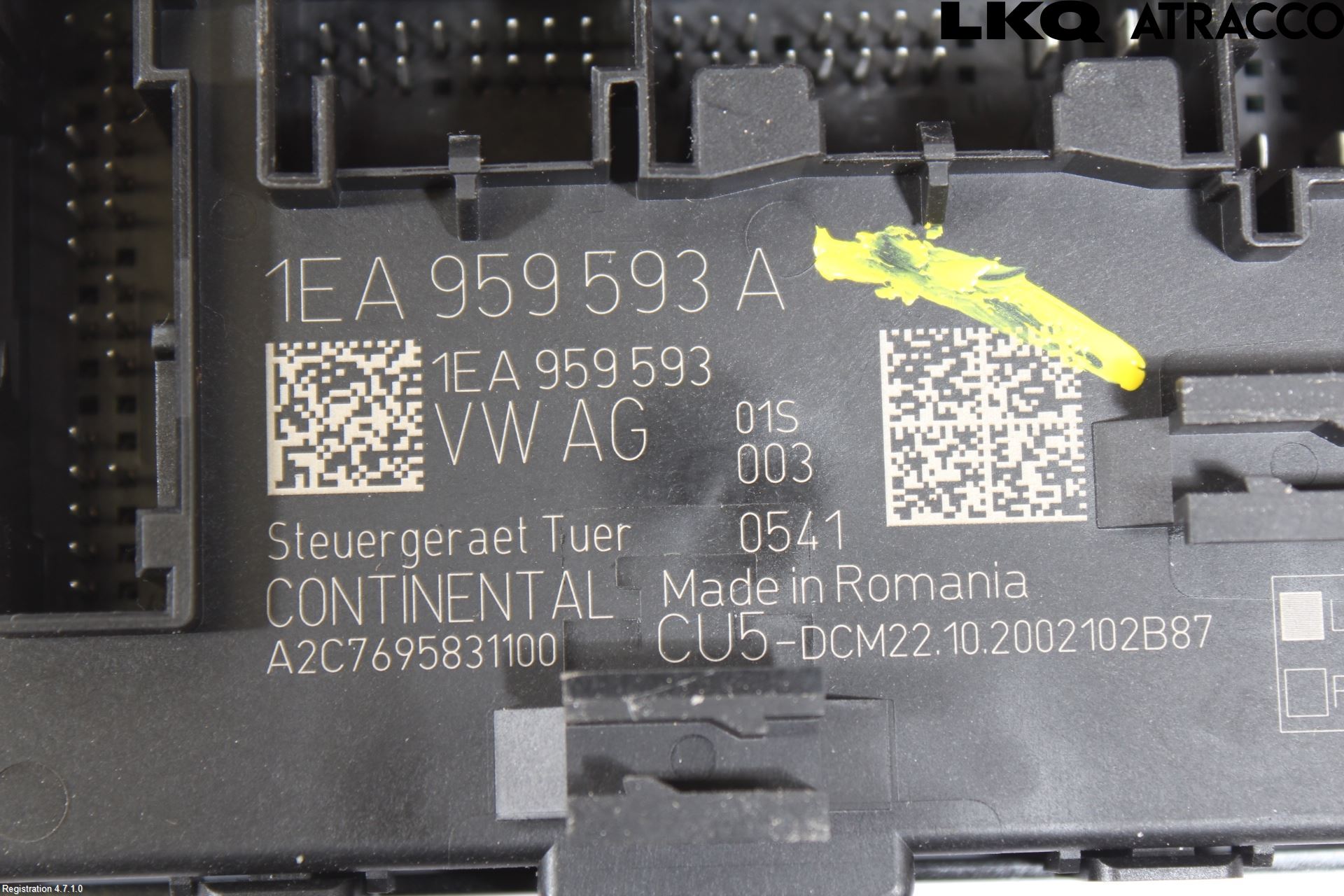 Volkswagen VW ID.3 21- Styrenhet Dörr