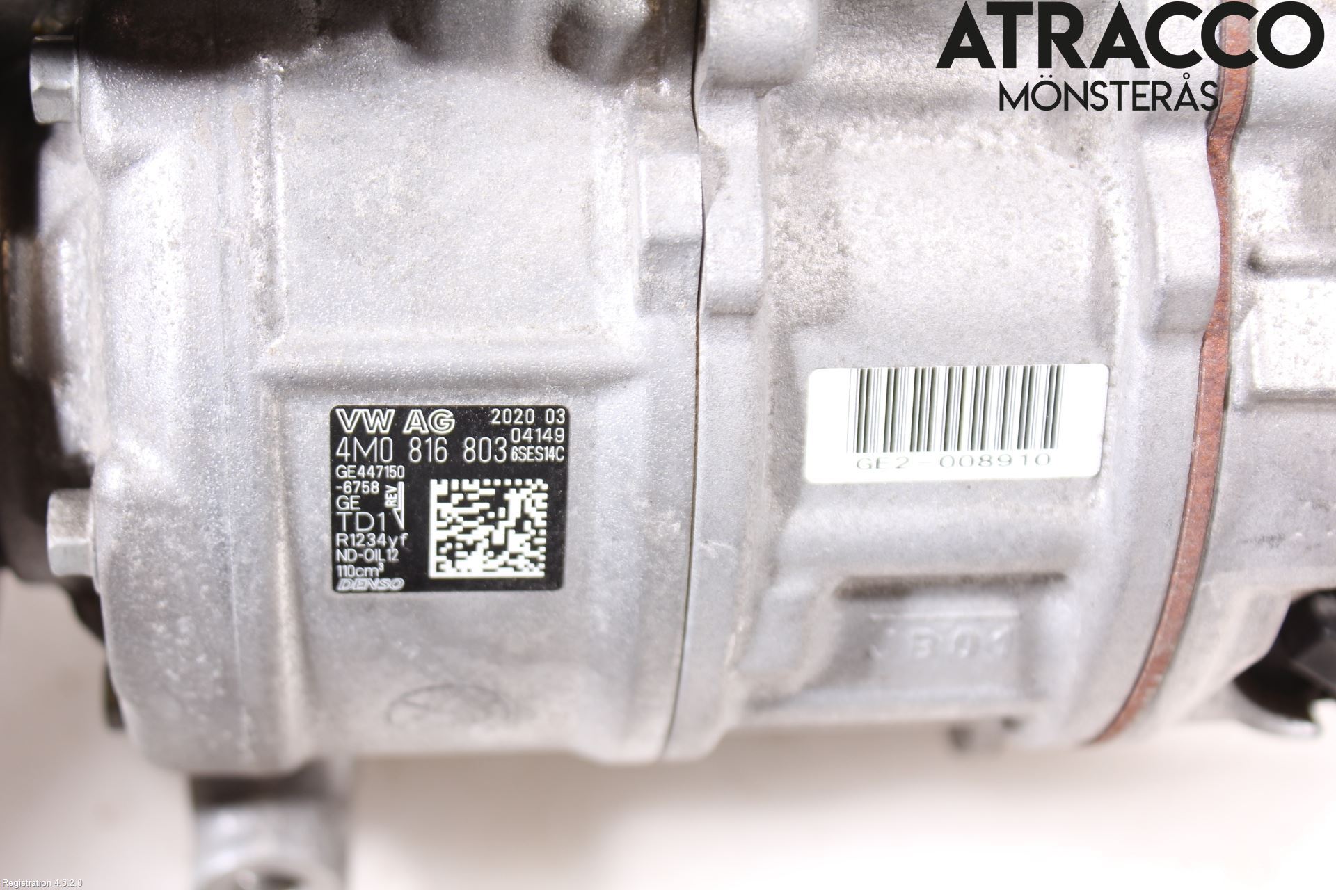 Audi A4/S4 B9 16-19 Ac Kompressor