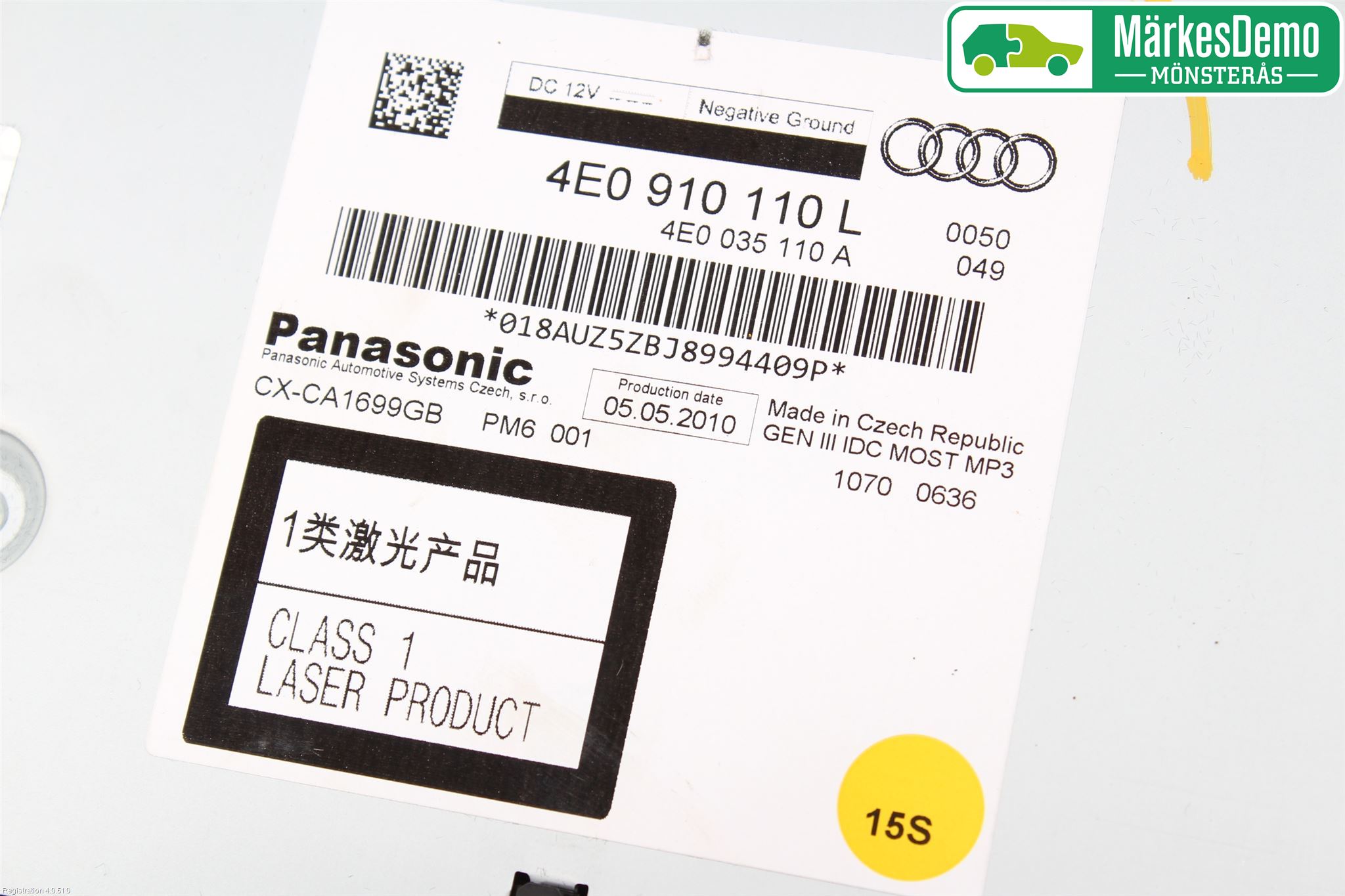 Audi A4/S4 08-11 Radio