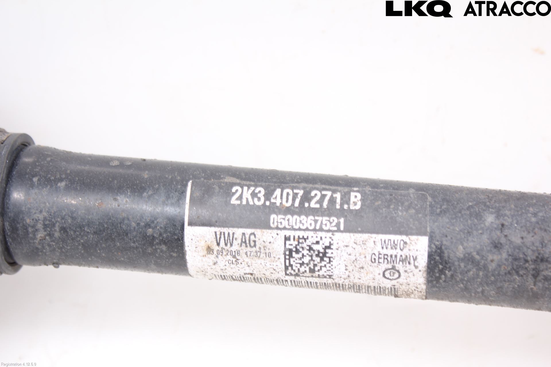Volkswagen VW CADDY 16-20 Drivaxel Fram Vänster