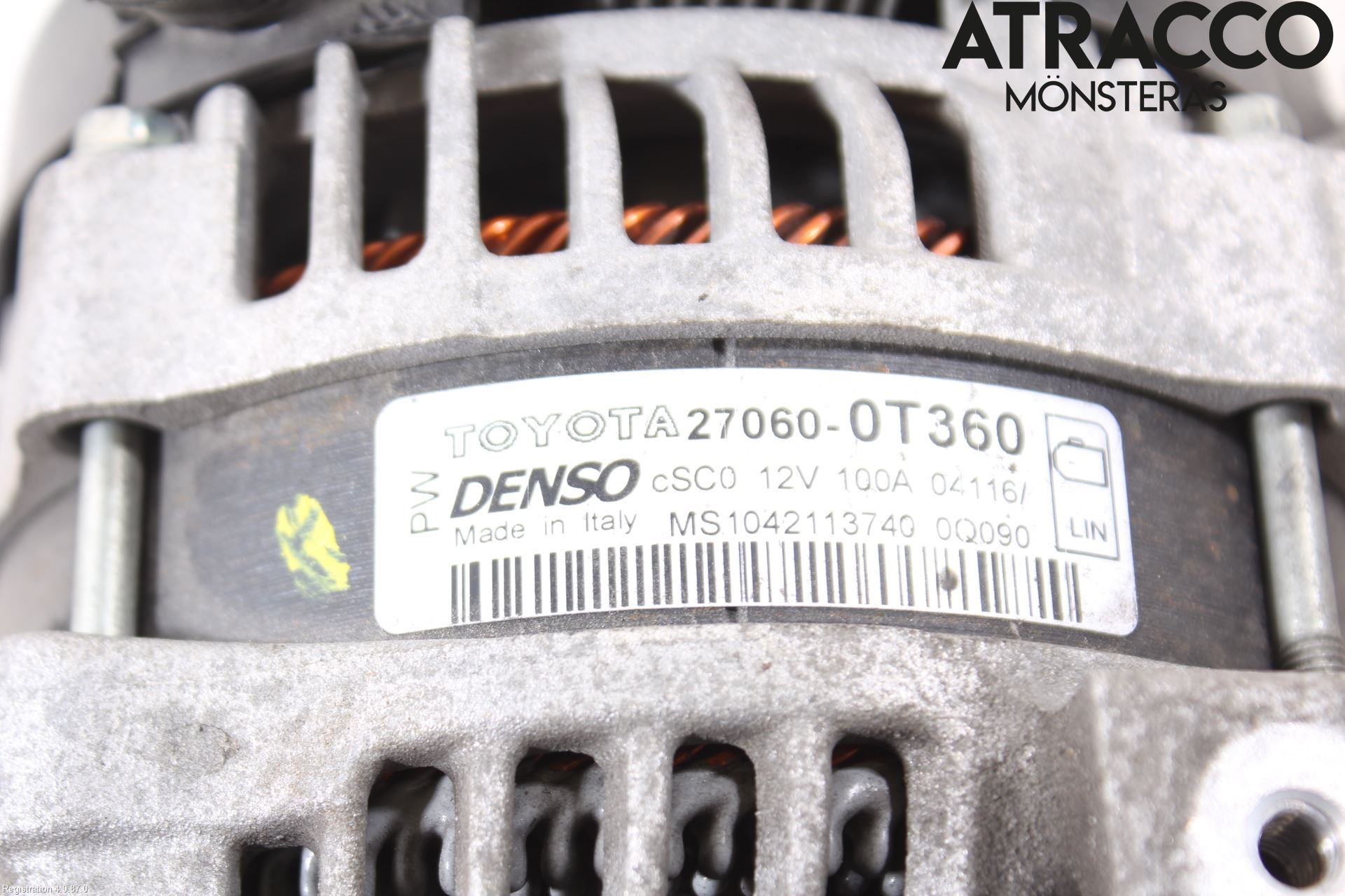 Toyota AVENSIS 16-18 Generator