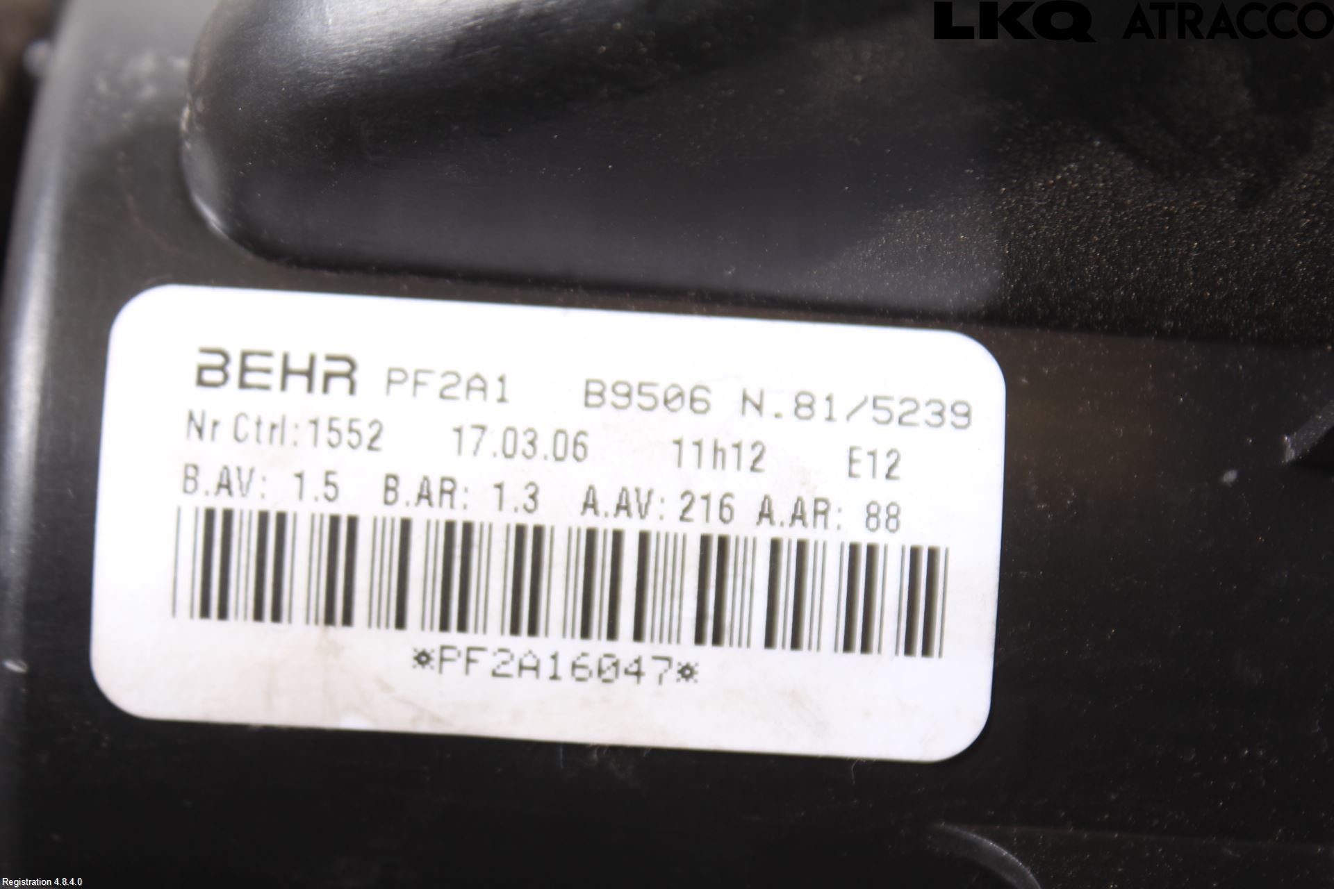 Peugeot 307     05-08 Värmefläkt