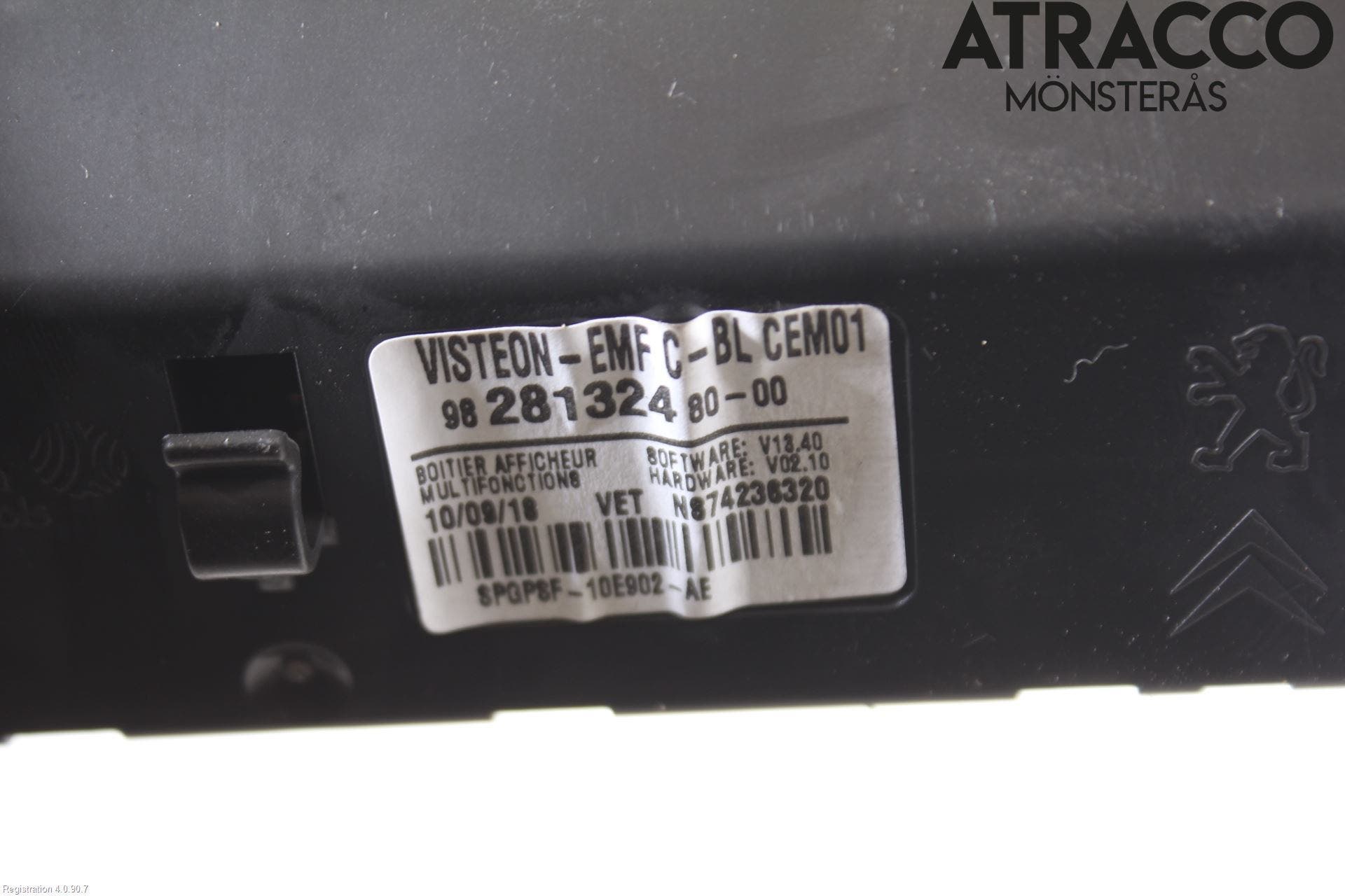 Peugeot EXPERT/E-EXPERT 17- Färddator