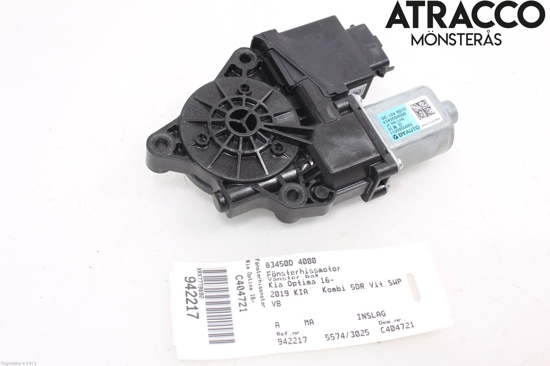 Kia OPTIMA 16-20 Fönsterhissmotor