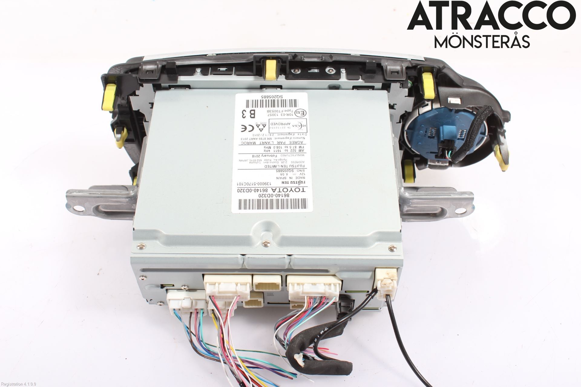 Toyota YARIS XP130 15-20 Radio