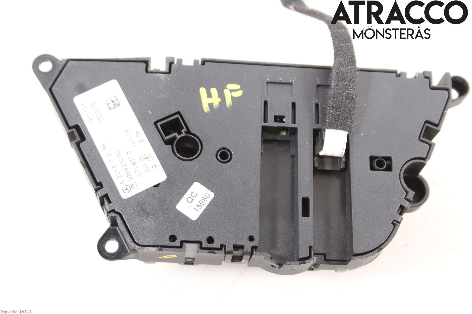 Mercedes-Benz MB S-KLASS (W221) 05-13 Strömställare Stolregler