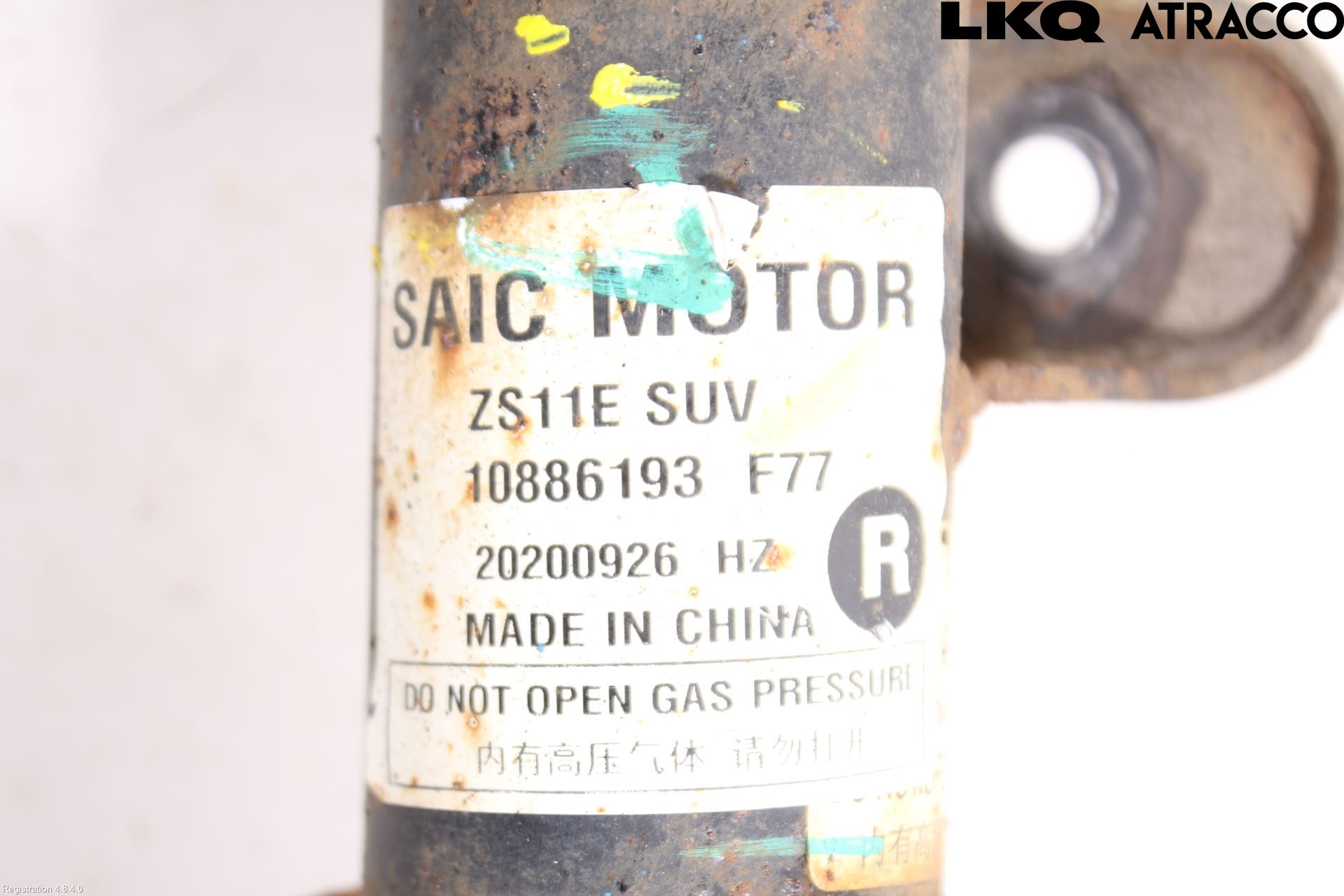 MG ZS EV 20- Fjäderben Fram Höger