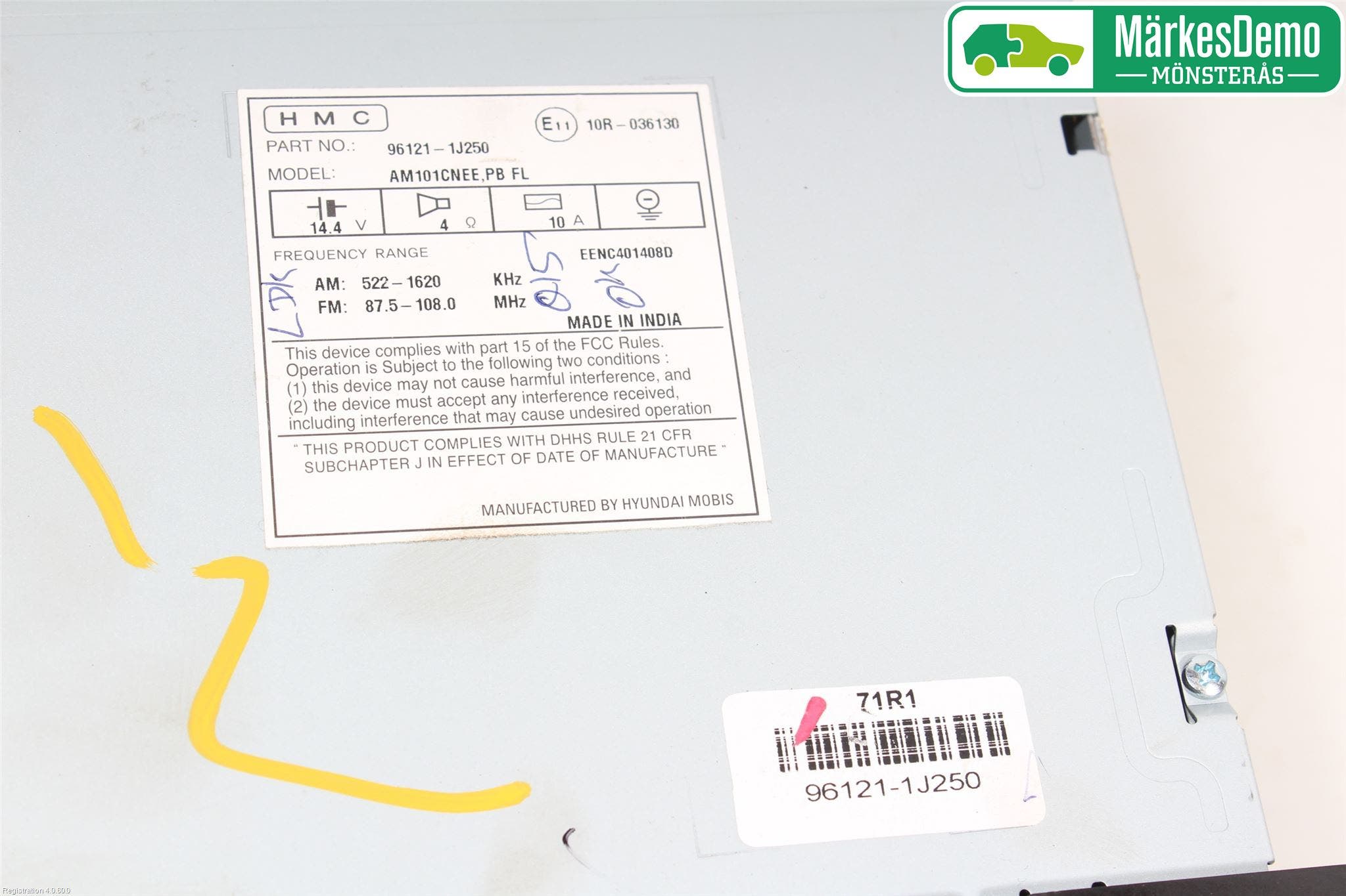 Hyundai i20 PB 09-14 Radio