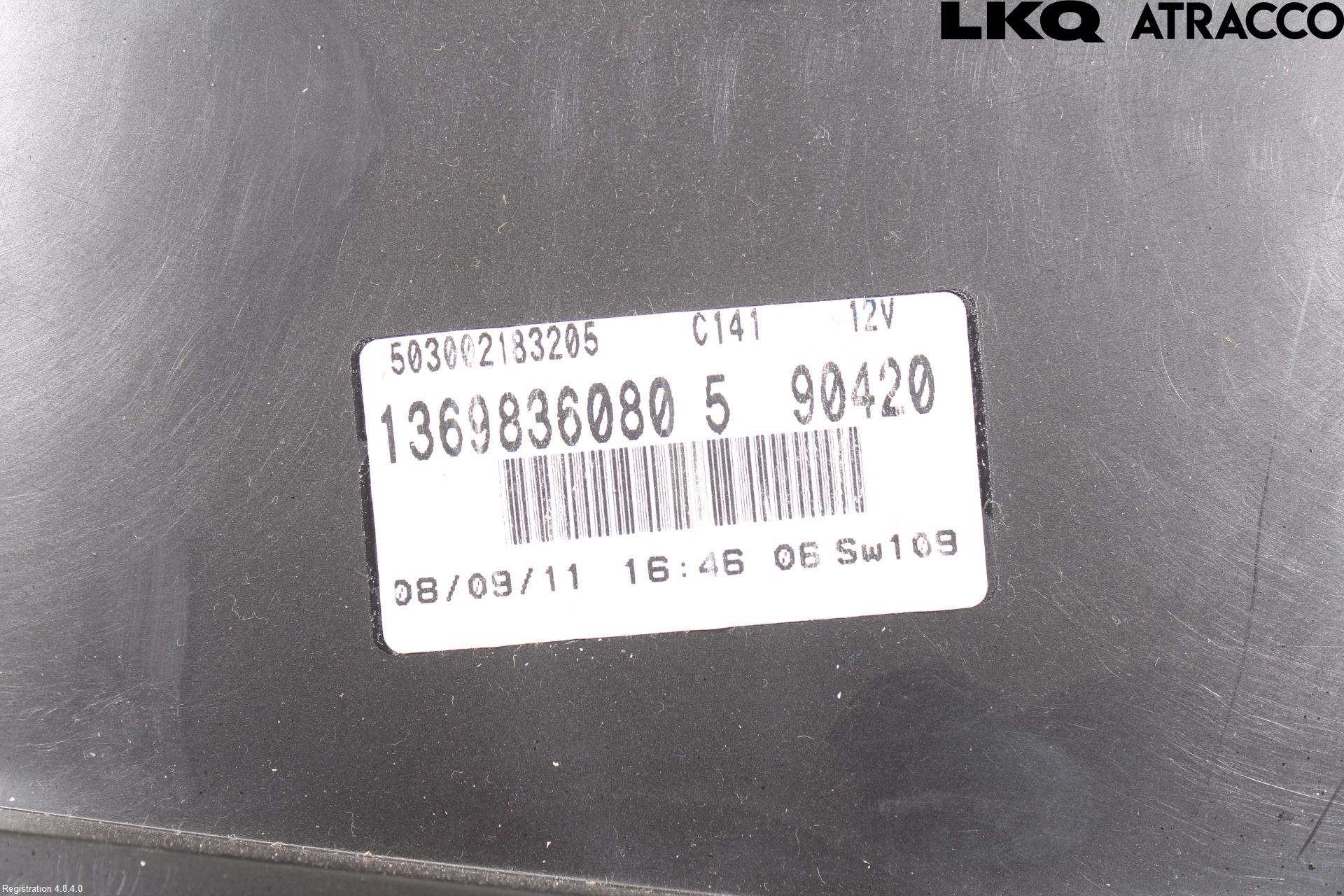 Peugeot BIPPER Instrument Komb