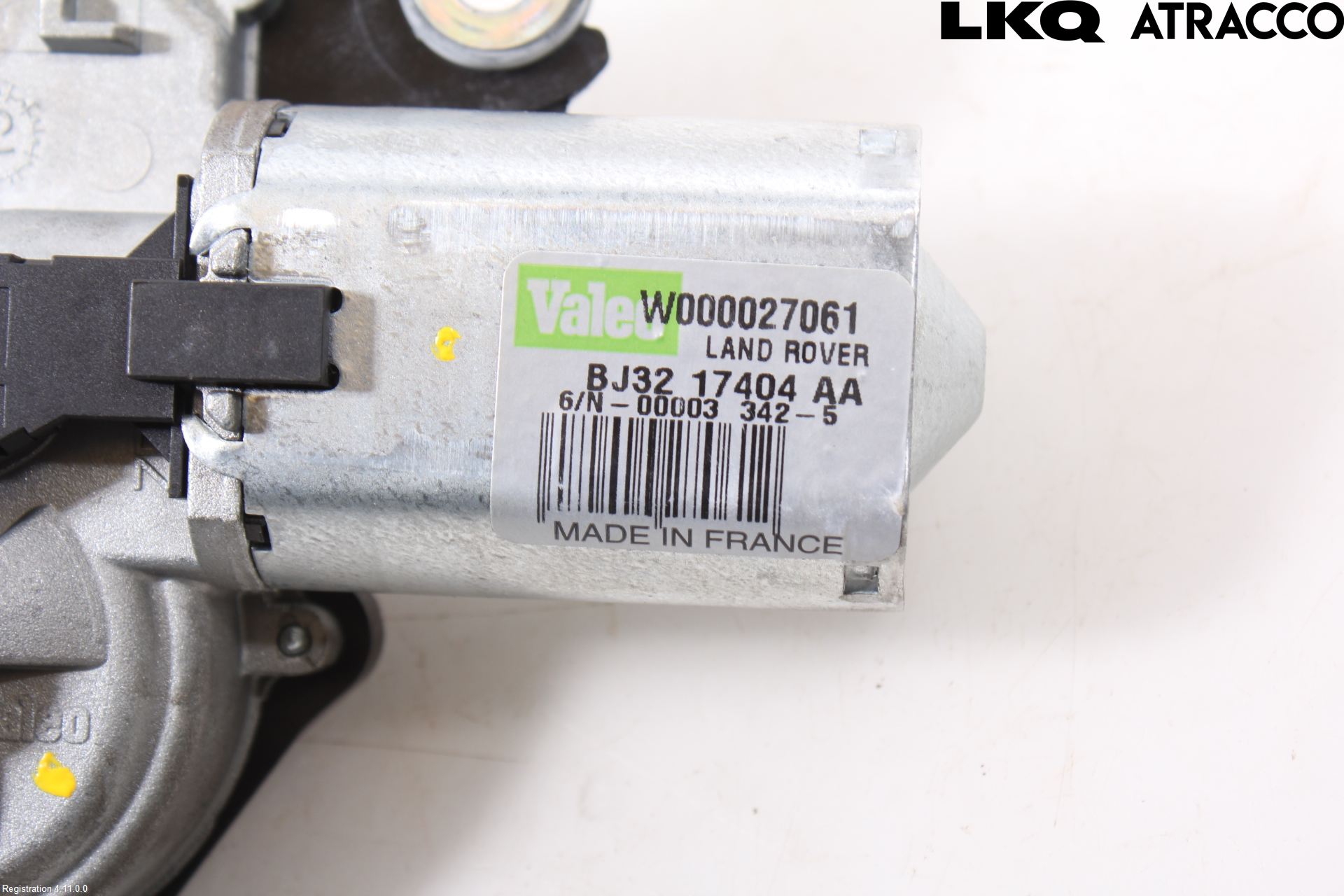Landrover LAND ROVER RANGE ROVER EVOQUE (L538) 11-18 Torkarmotor Baklucka