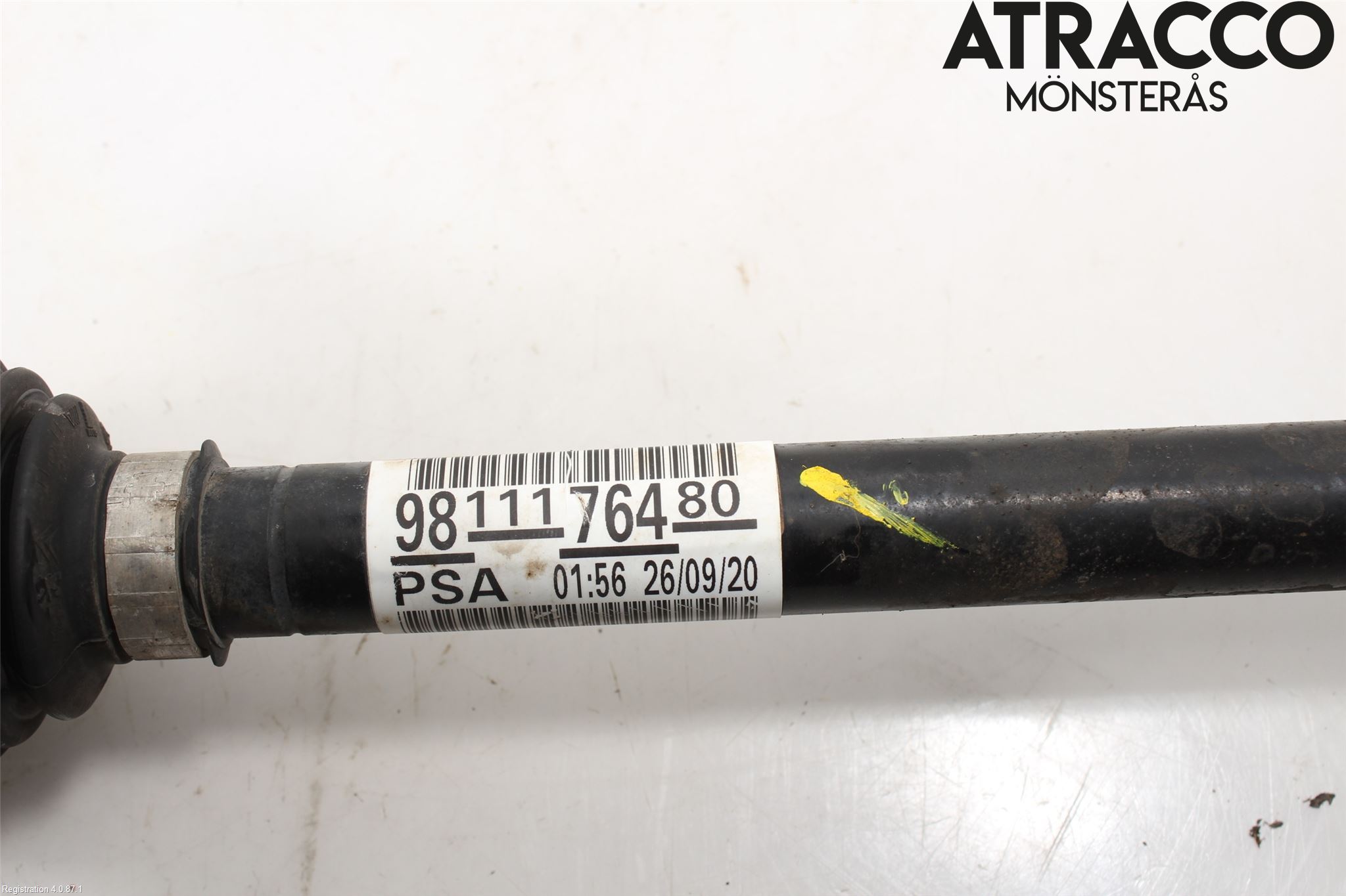 Peugeot 5008 17-24 Drivaxel Fram Höger