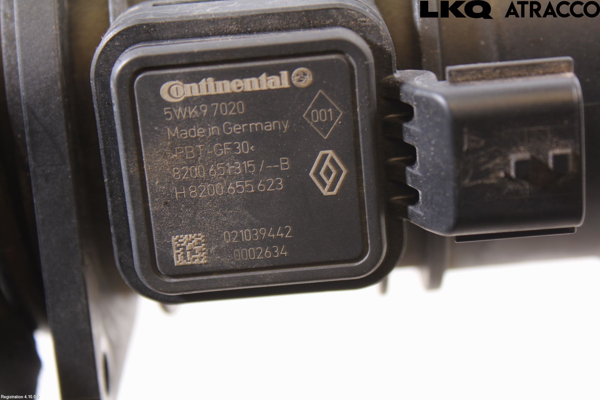 Renault TRAFIC   02-14 Injluftmassamätare